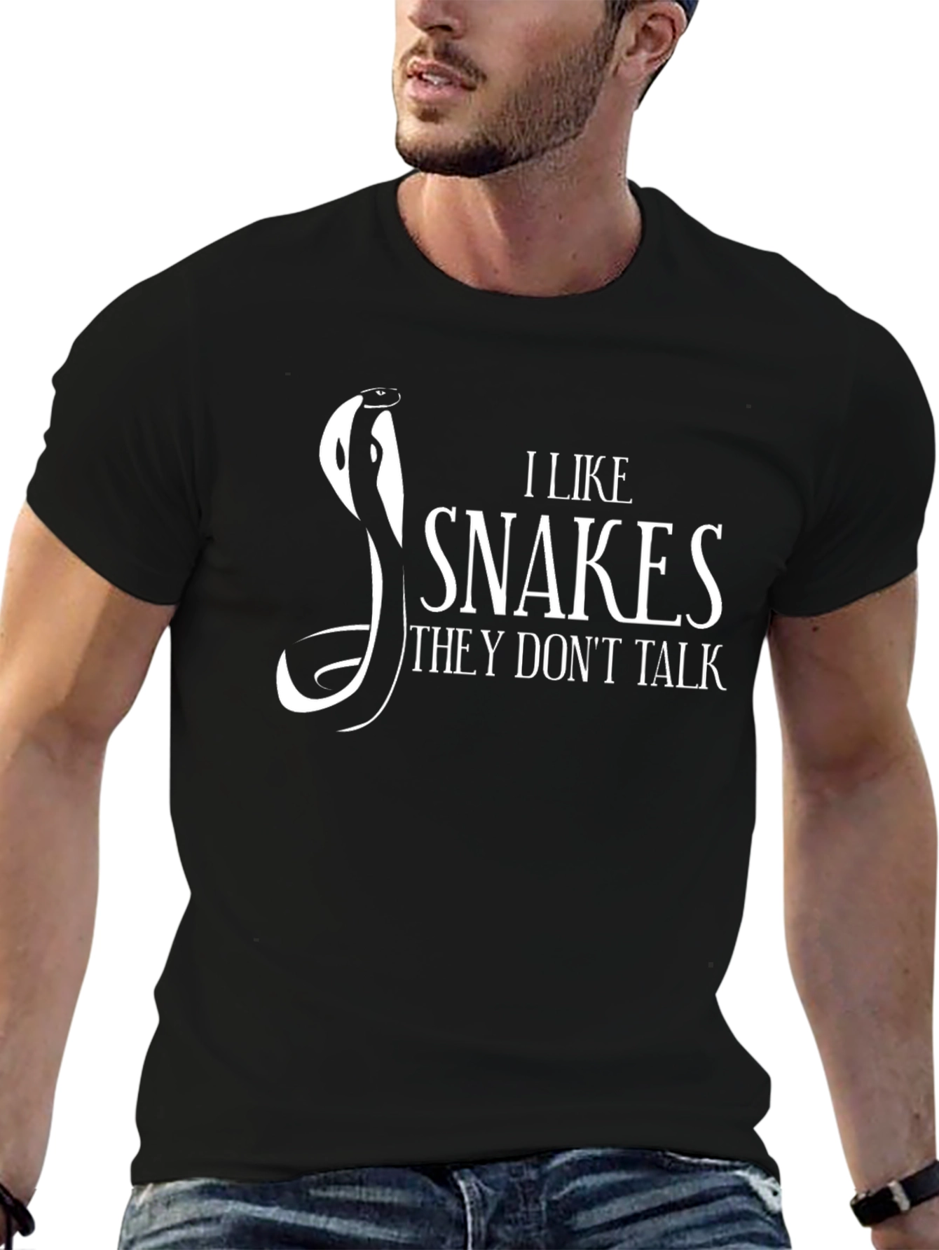 I Like Snakes T-Shirt - Funny Reptile Lover Tee
