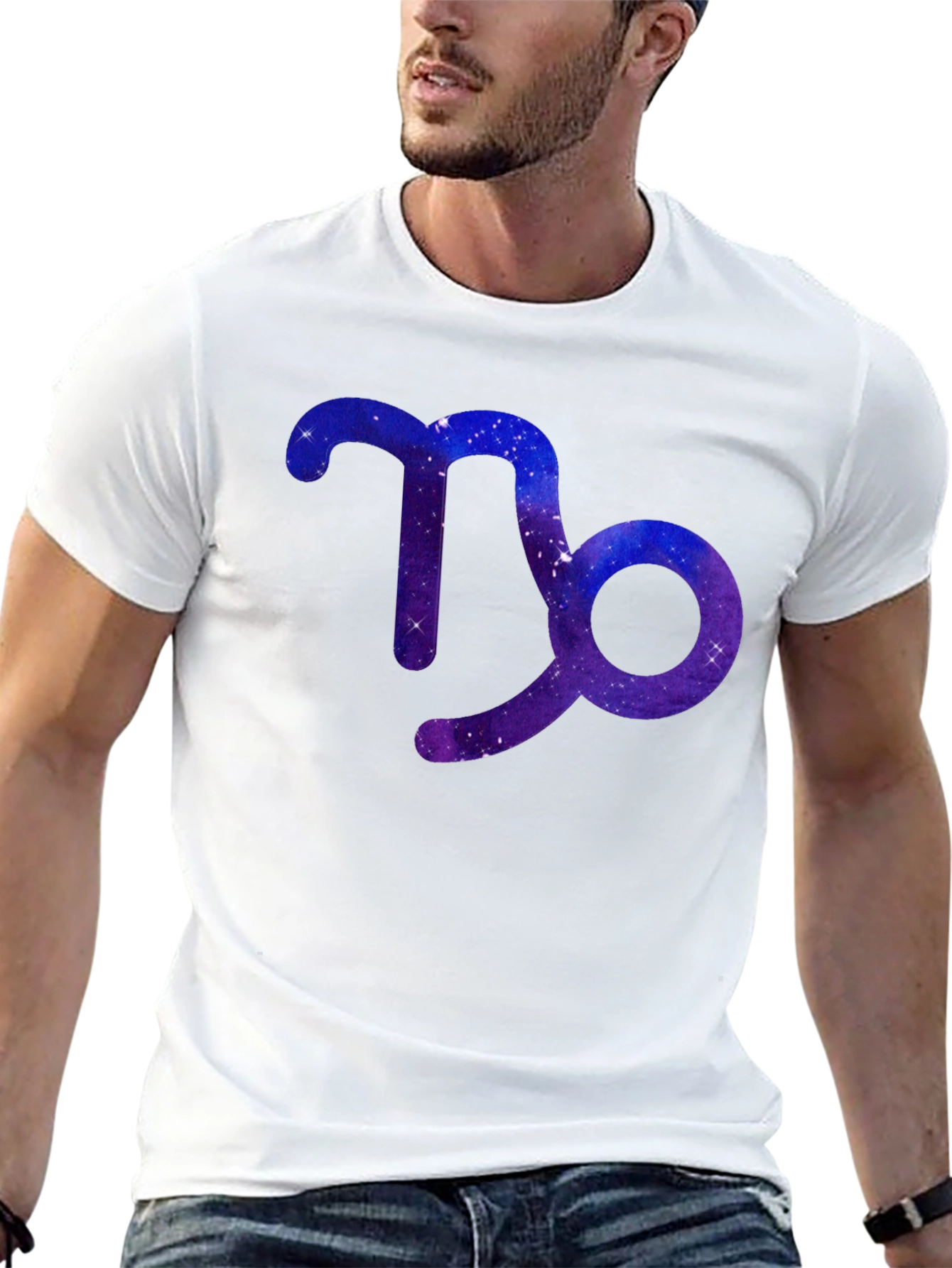 Capricorn Zodiac Galaxy T-Shirt