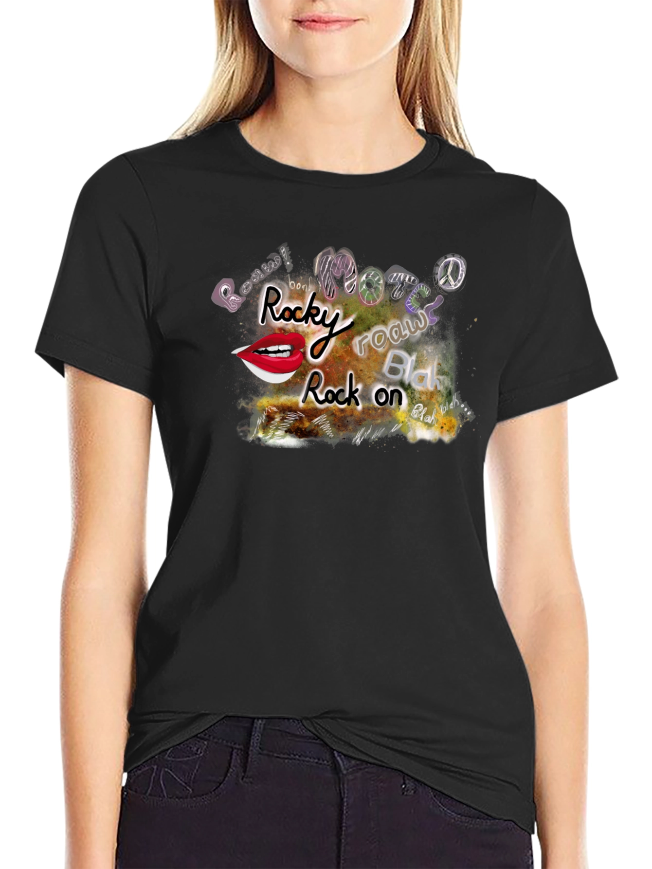 Rocky Road Rock On Tee - Funky Graphic T-Shirt