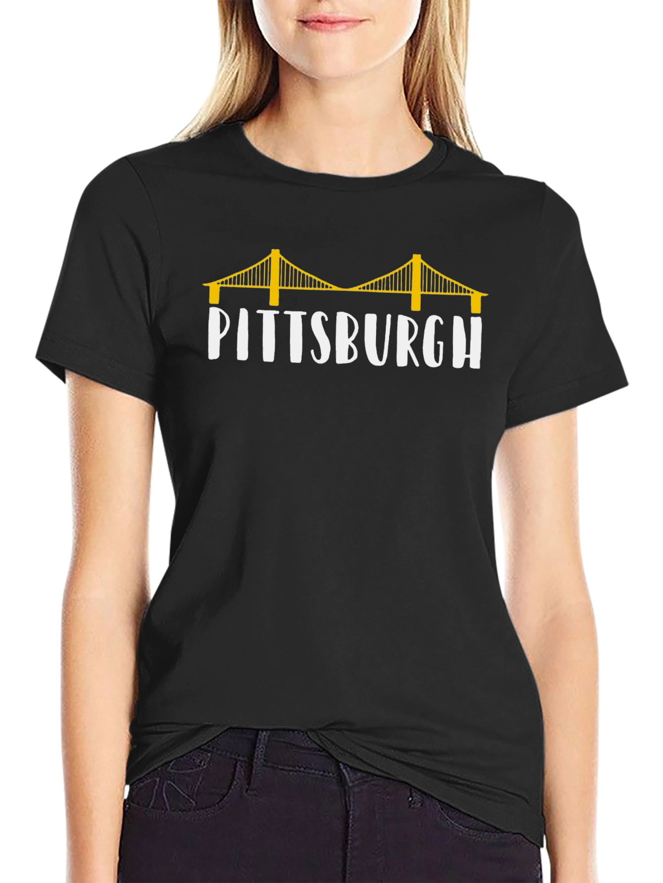 Pittsburgh Bridge Graphic T-Shirt - City Pride