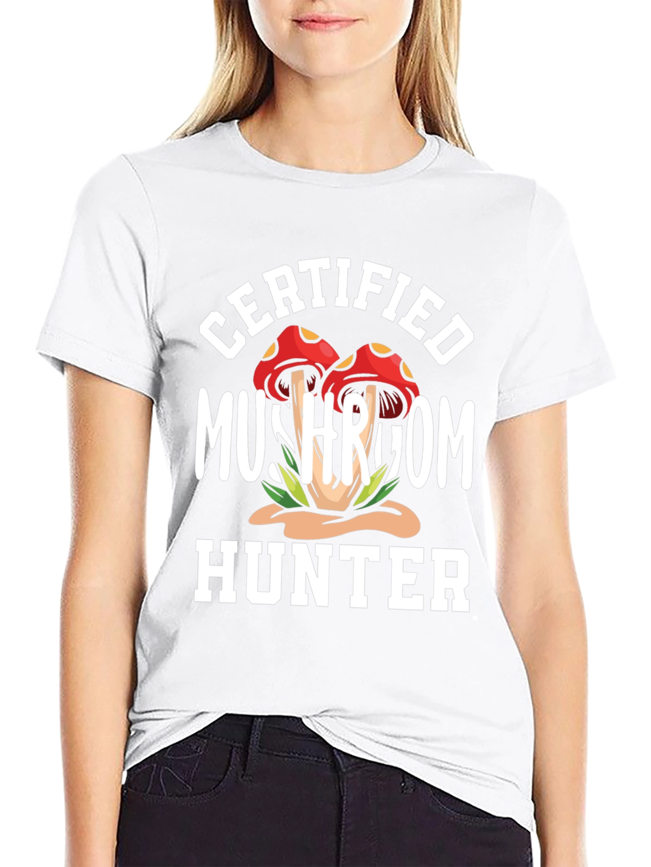 Certified Mushroom Hunter Black T-Shirt