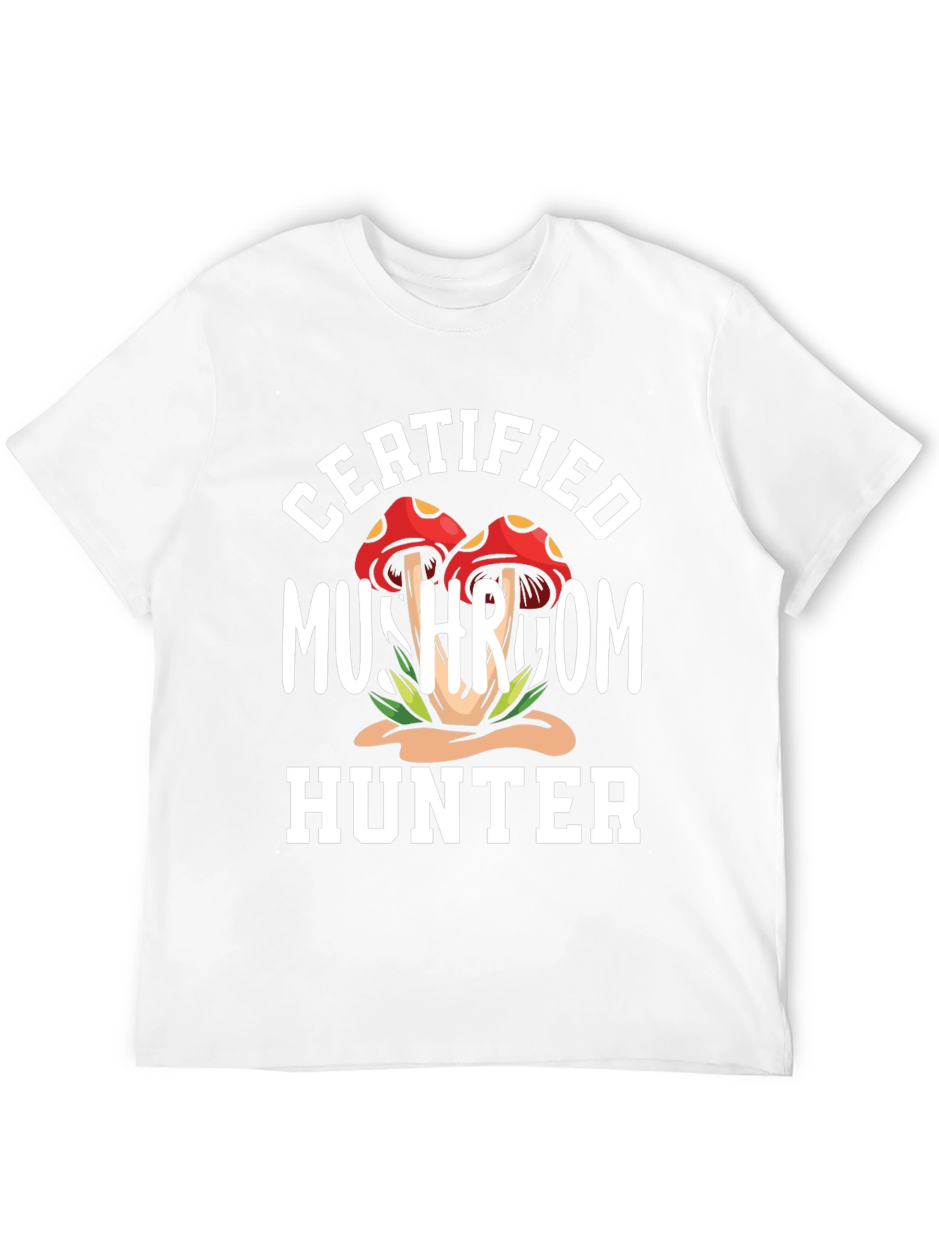 Certified Mushroom Hunter Black T-Shirt
