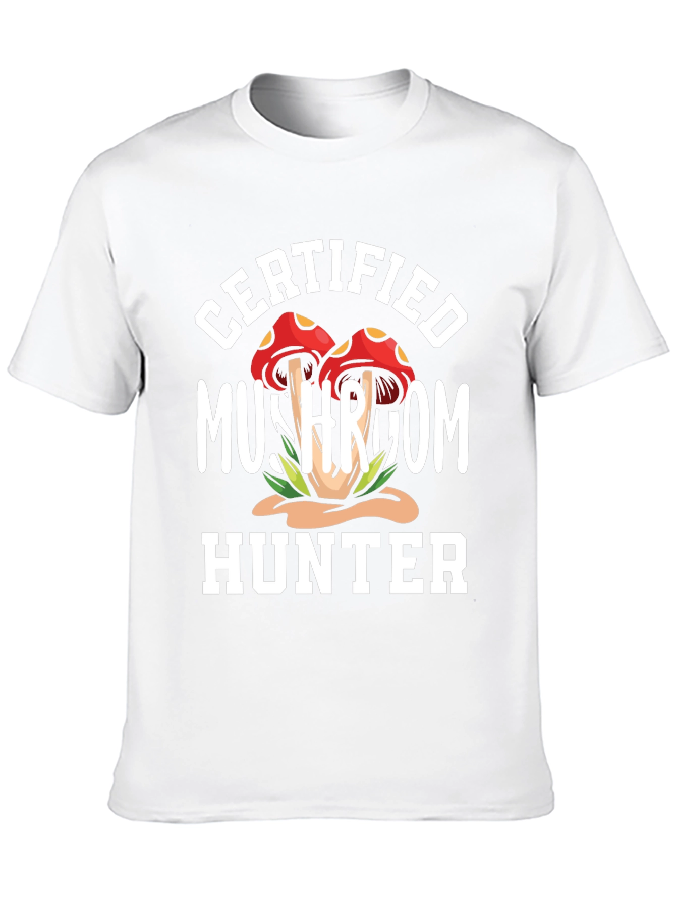 Certified Mushroom Hunter Black T-Shirt