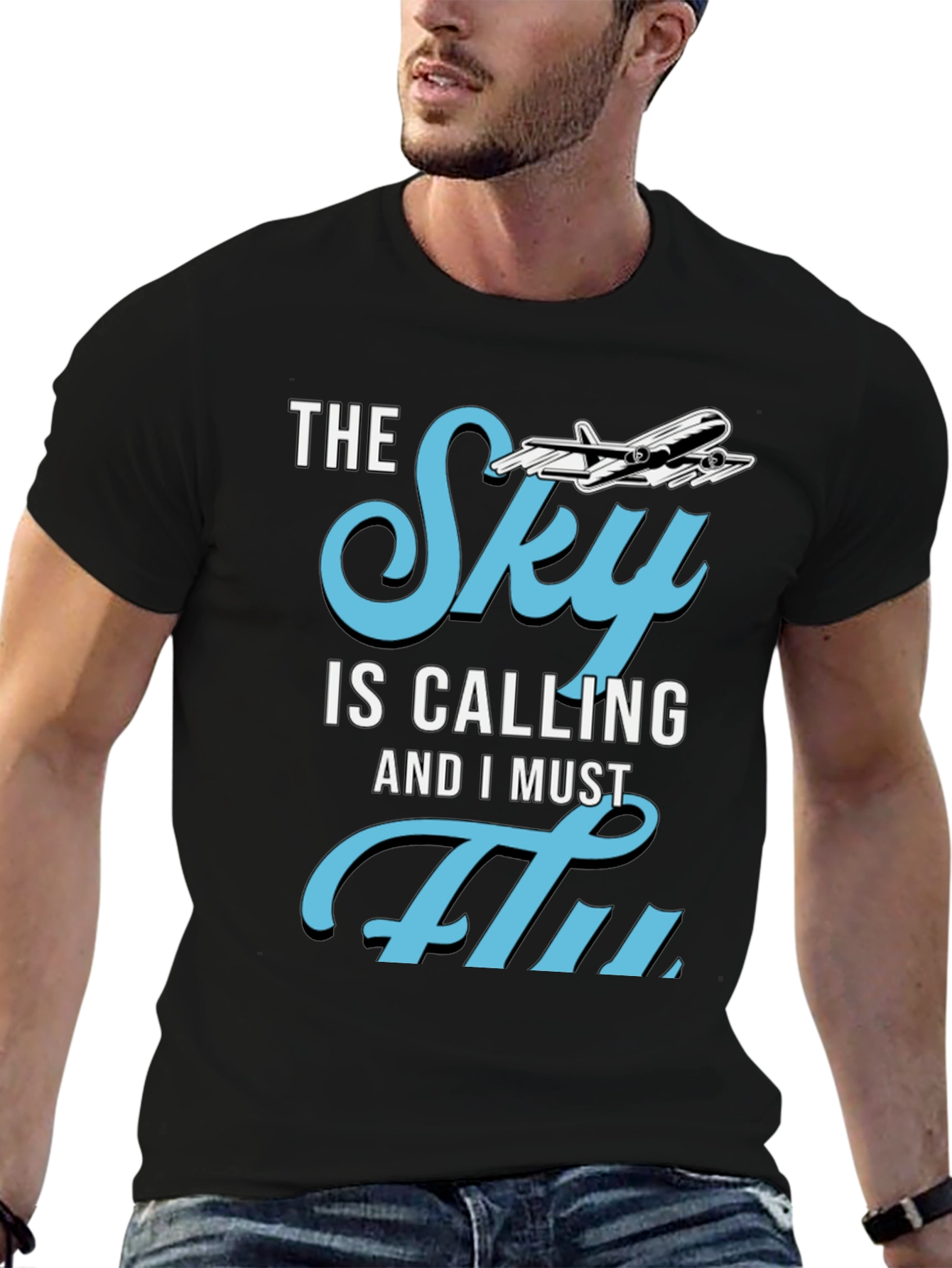 The Sky is Calling T-Shirt - Aviation Lover Tee