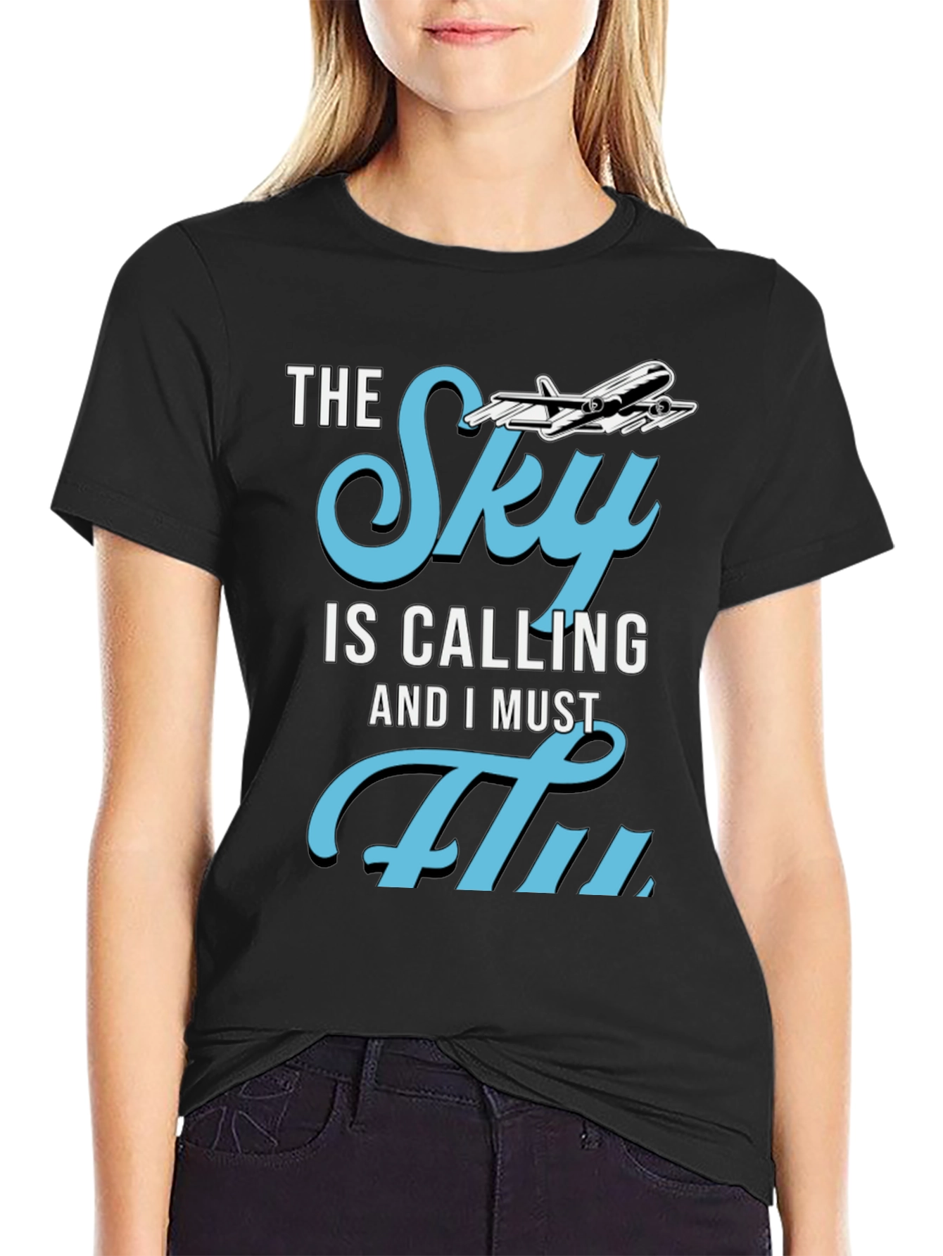 The Sky is Calling T-Shirt - Aviation Lover Tee