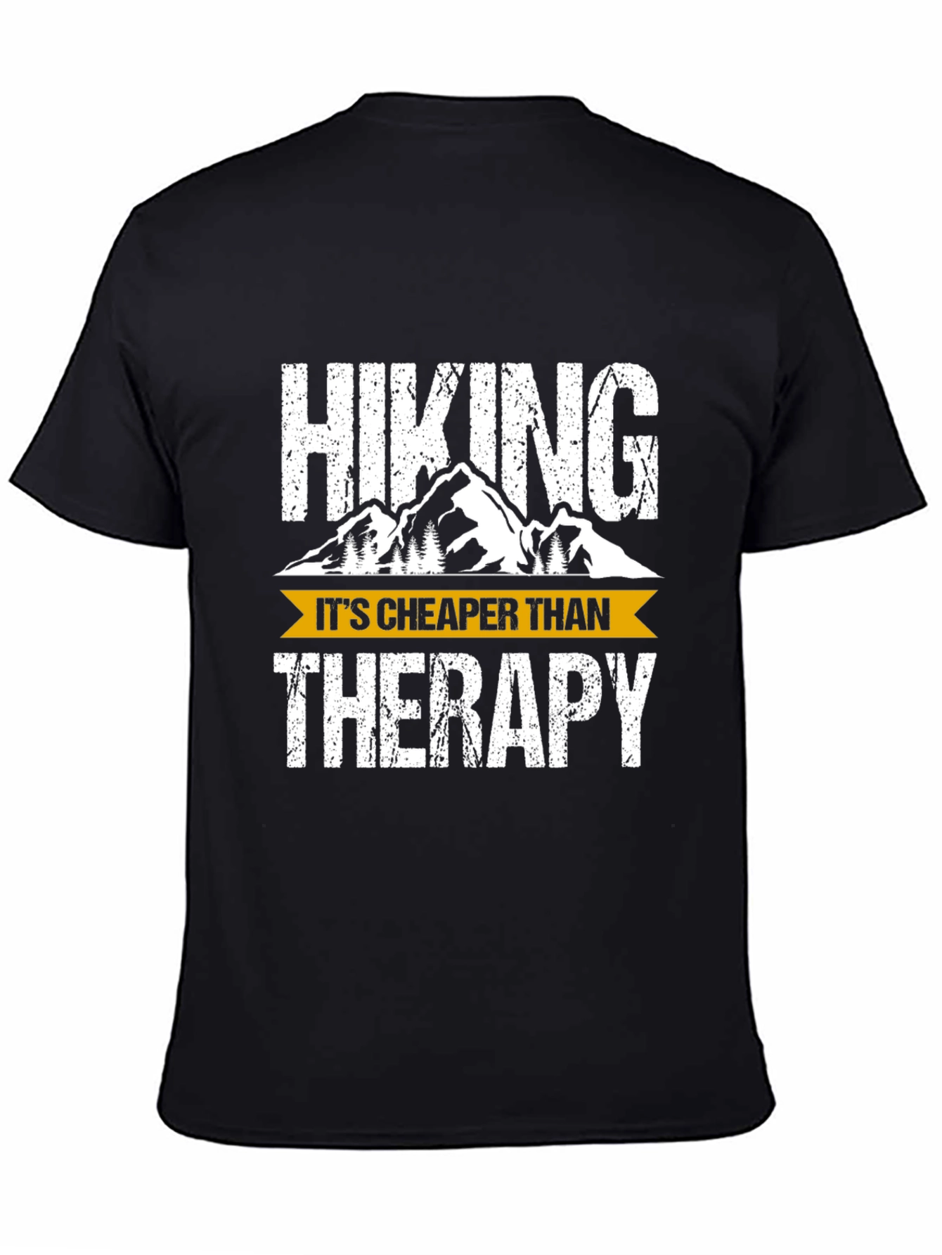 Hiking Cheaper Than Therapy Graphic Tee