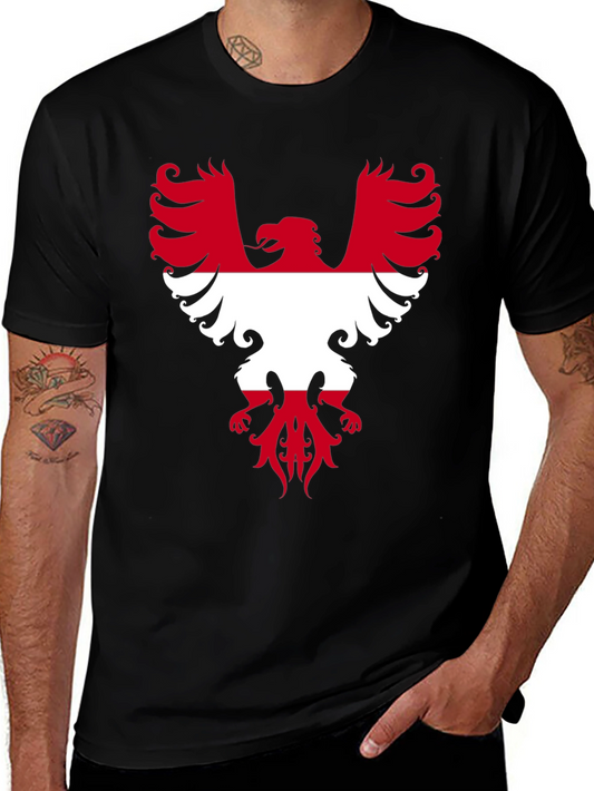 Austria Eagle T-Shirt Black Graphic Tee