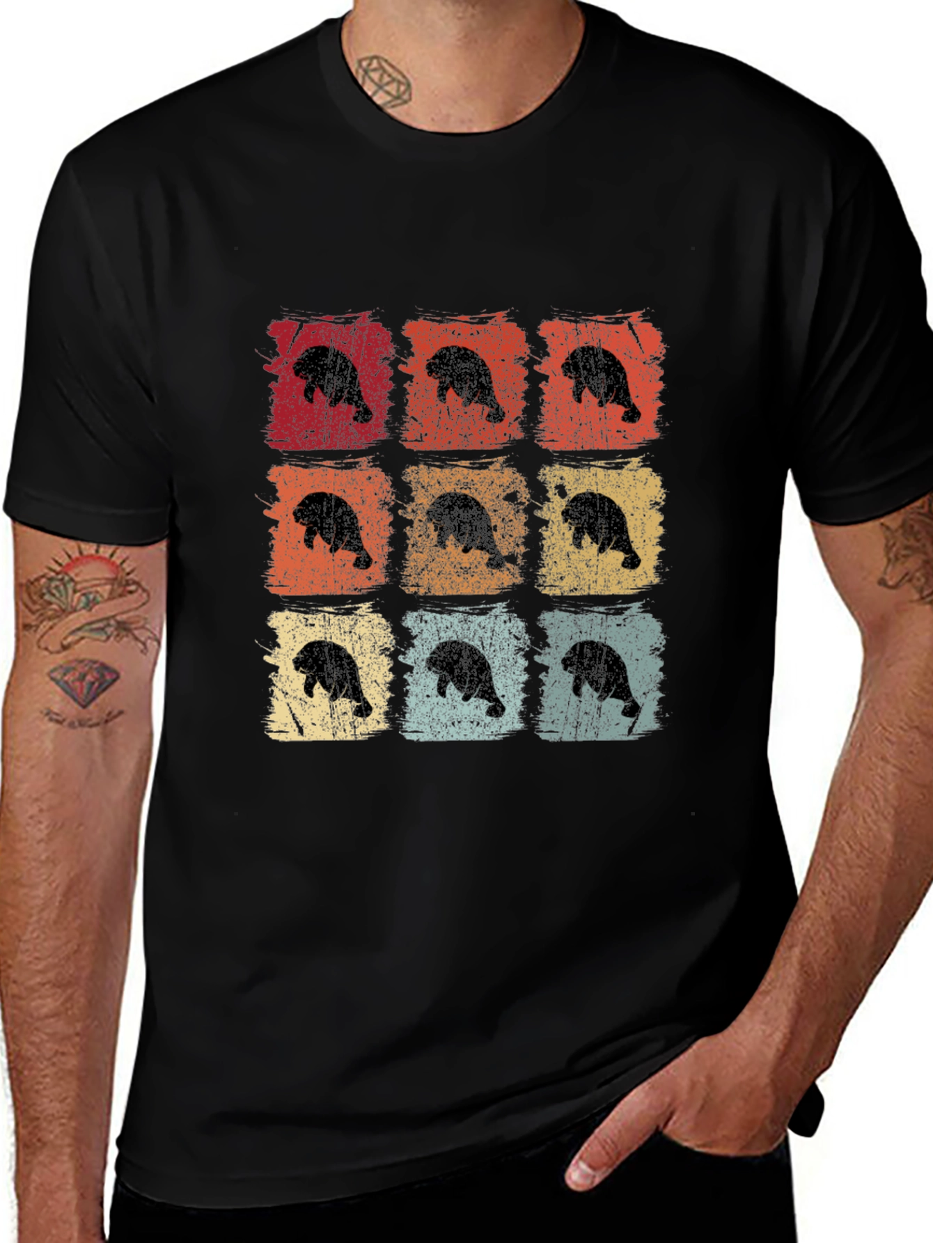 Retro Manatee T-Shirt