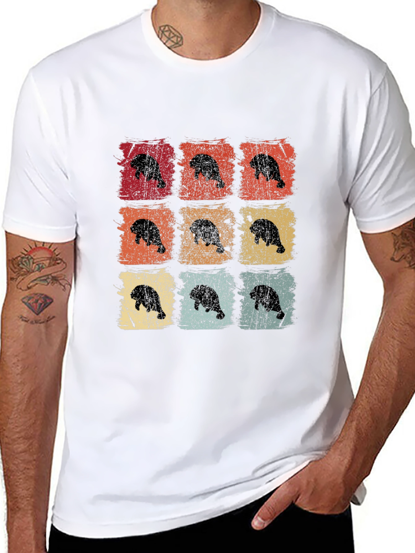 Retro Manatee T-Shirt