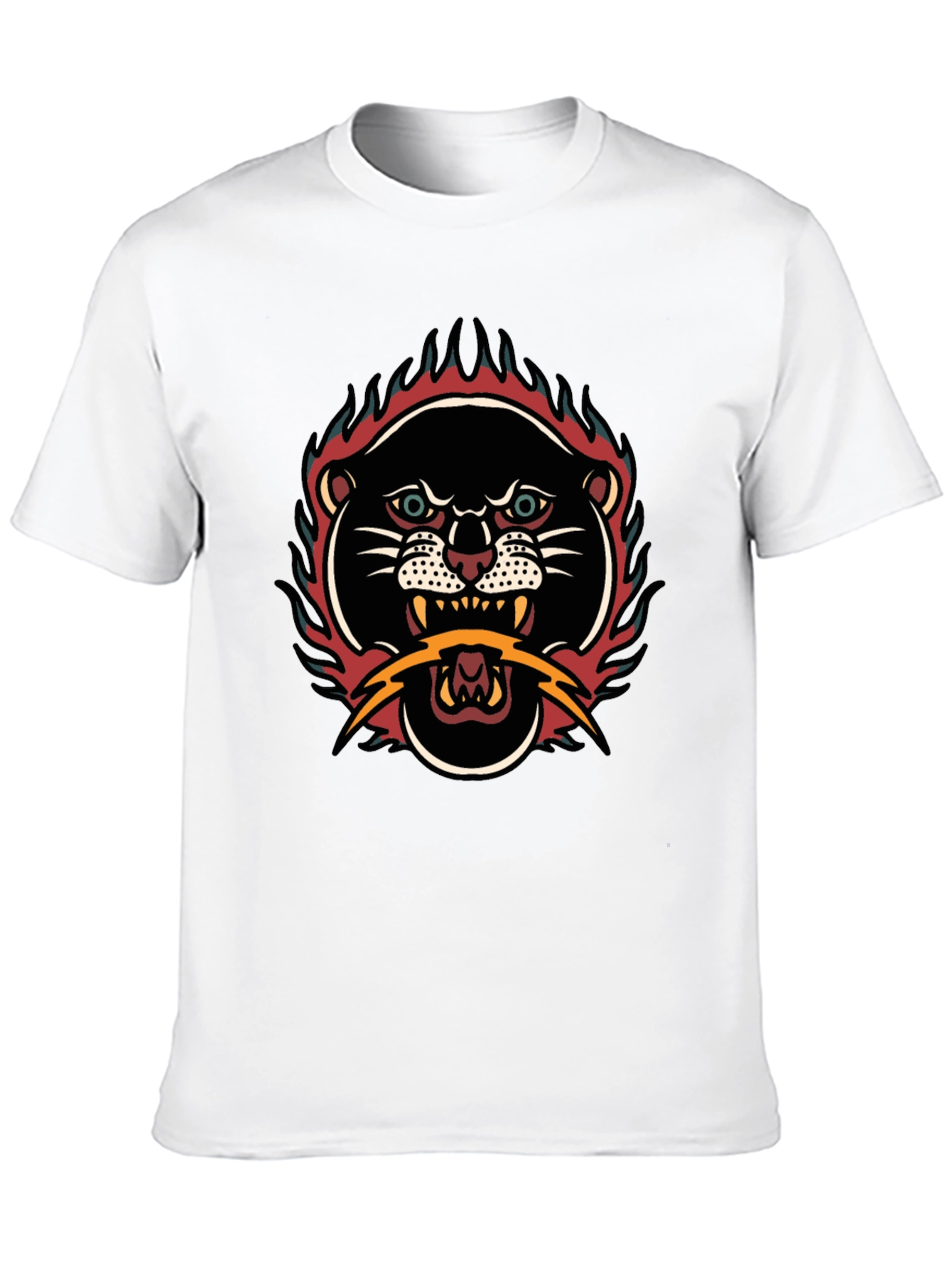 Black Panther Lightning Bolt Graphic Tee