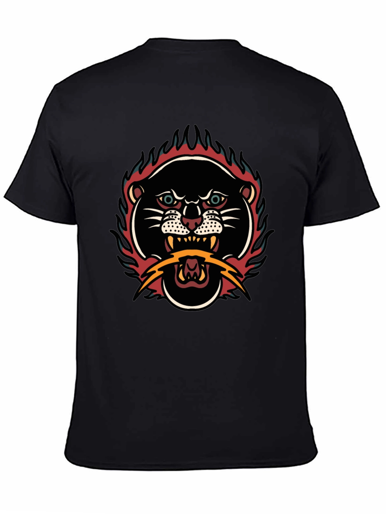 Black Panther Lightning Bolt Graphic Tee