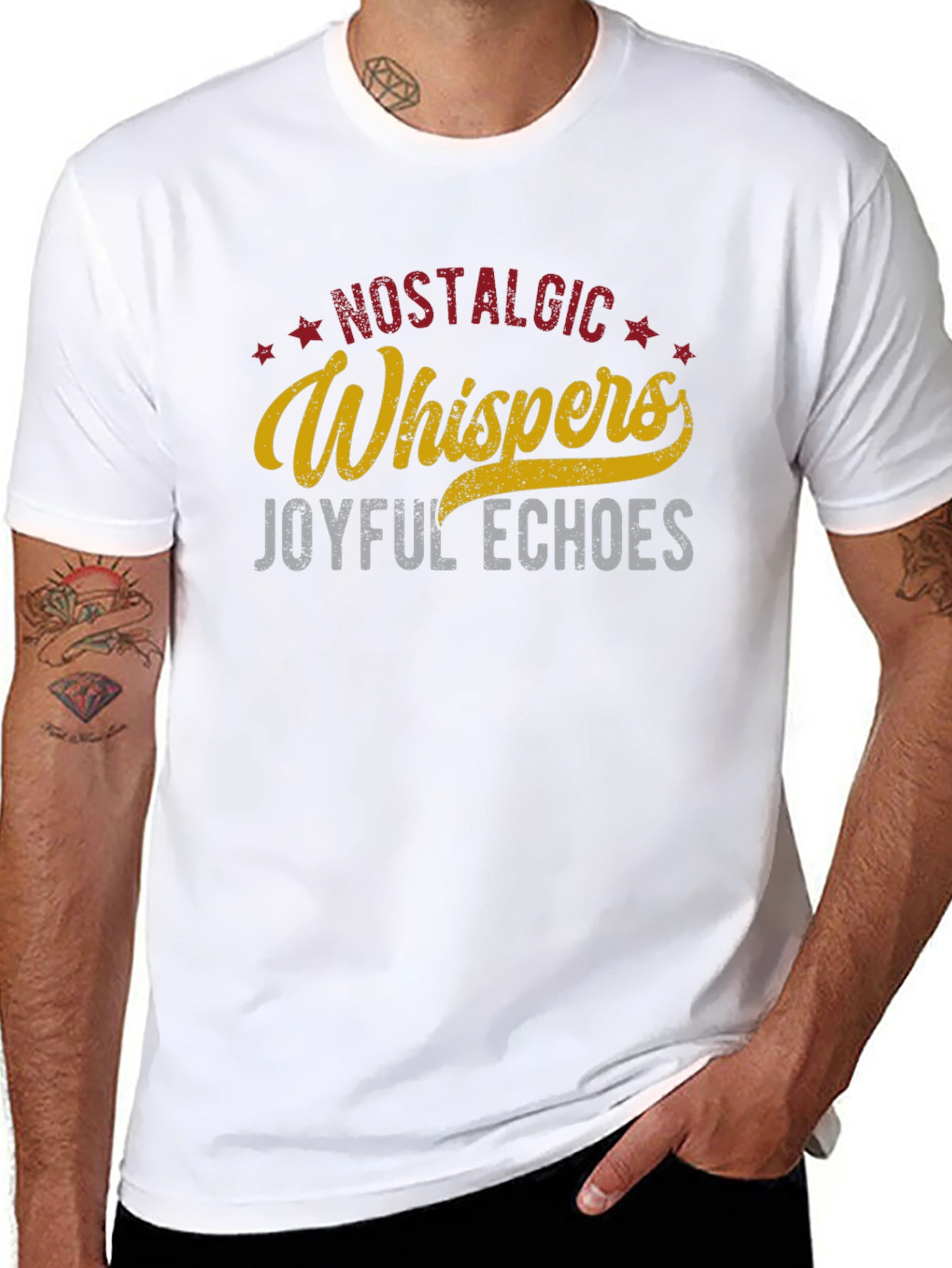 Nostalgic Whispers Graphic T-Shirt