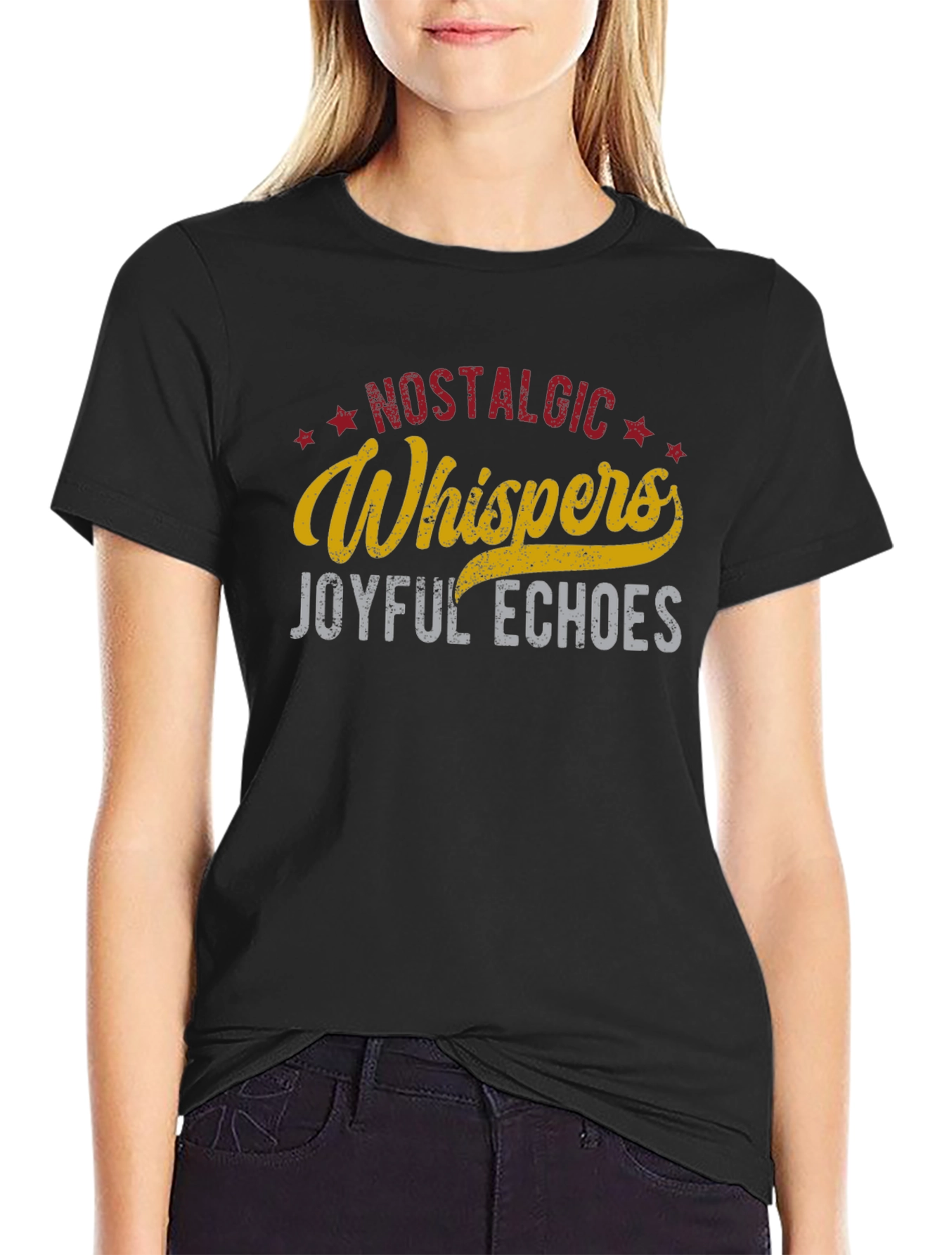 Nostalgic Whispers Graphic T-Shirt