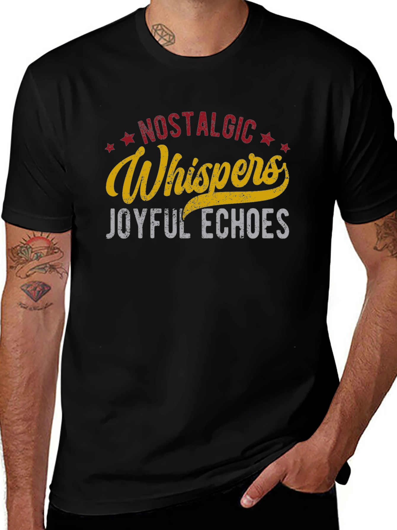 Nostalgic Whispers Graphic T-Shirt