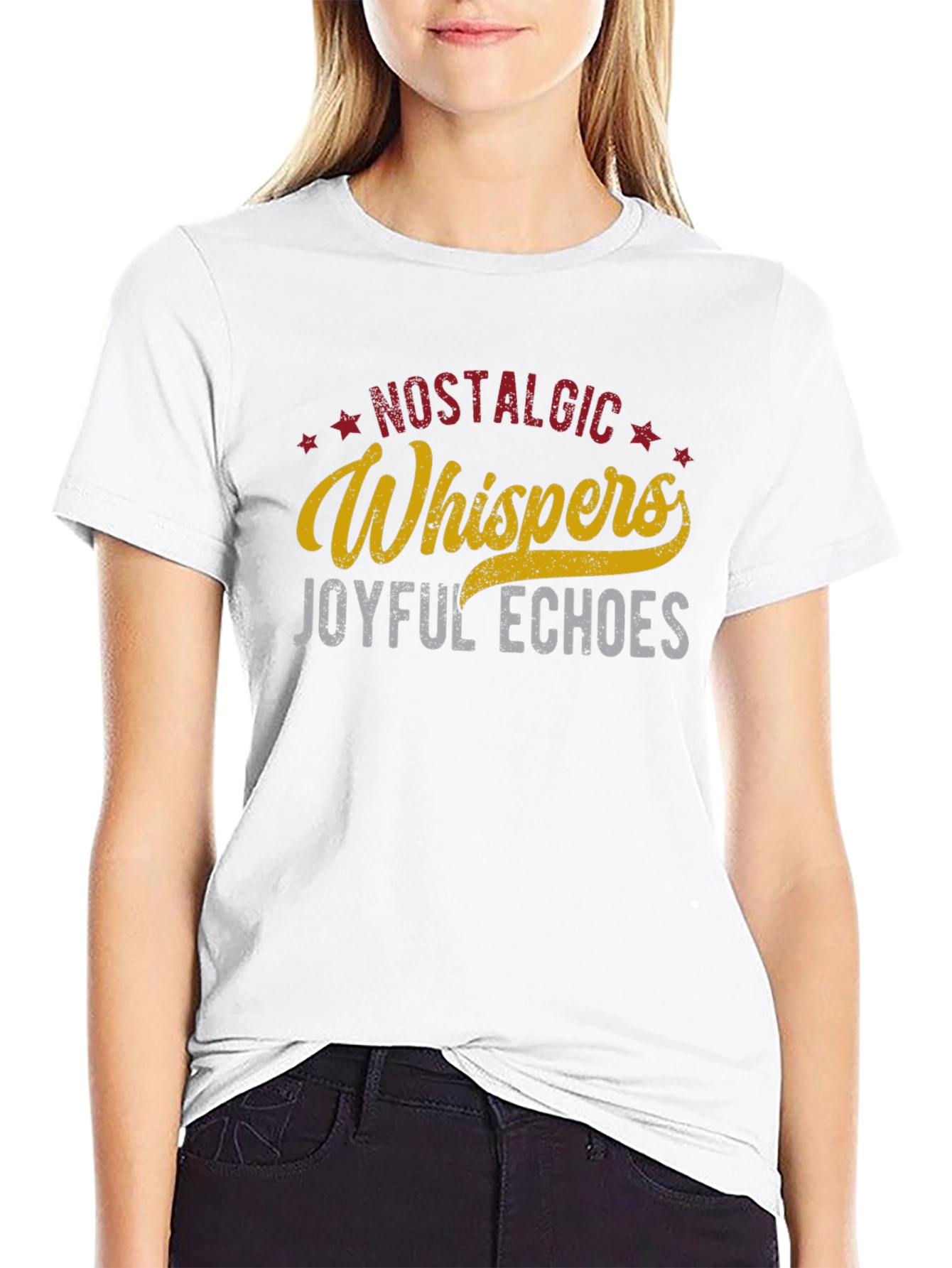 Nostalgic Whispers Graphic T-Shirt