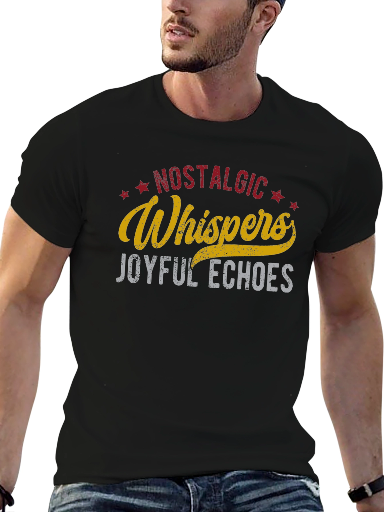 Nostalgic Whispers Graphic T-Shirt