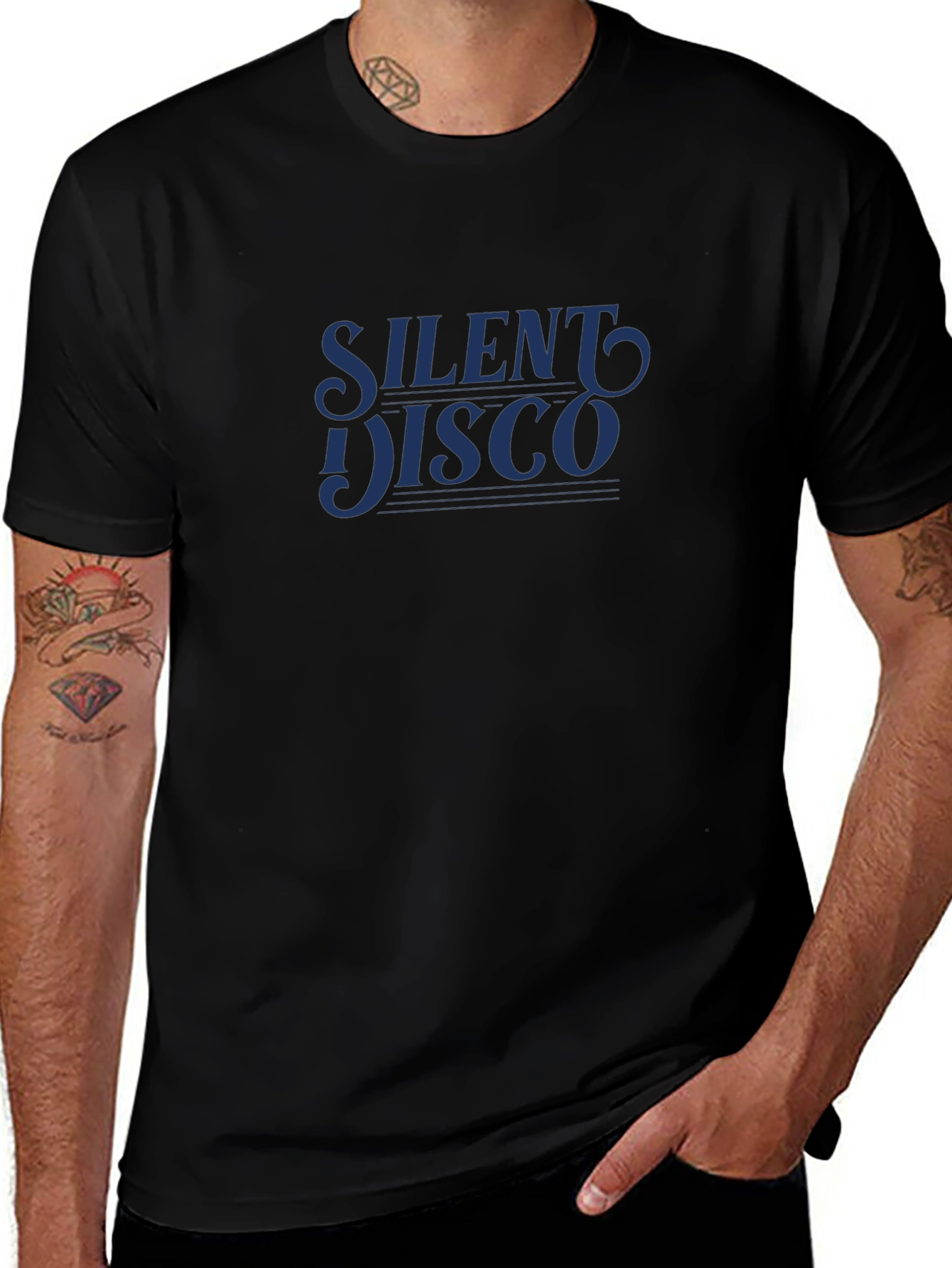 Silent Disco Graphic Tee - Cool & Comfortable