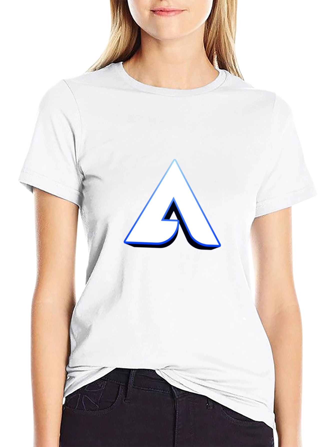 Bold A Graphic Black T-Shirt - Stylish Casual Wear