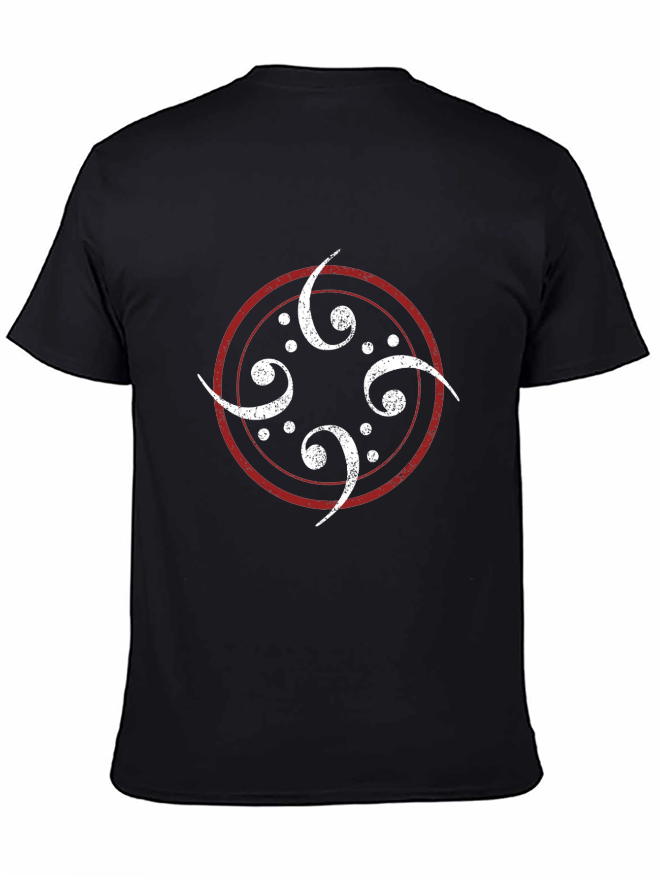 Abstract Symbol Graphic Tee - Black