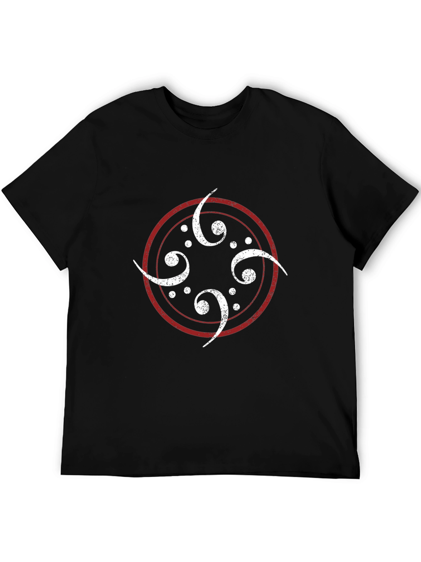 Abstract Symbol Graphic Tee - Black