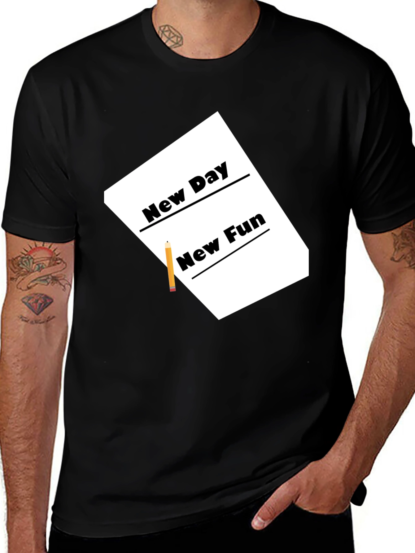 New Day New Fun Graphic T-Shirt
