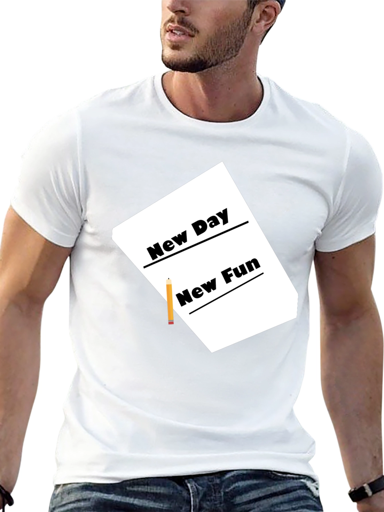New Day New Fun Graphic T-Shirt