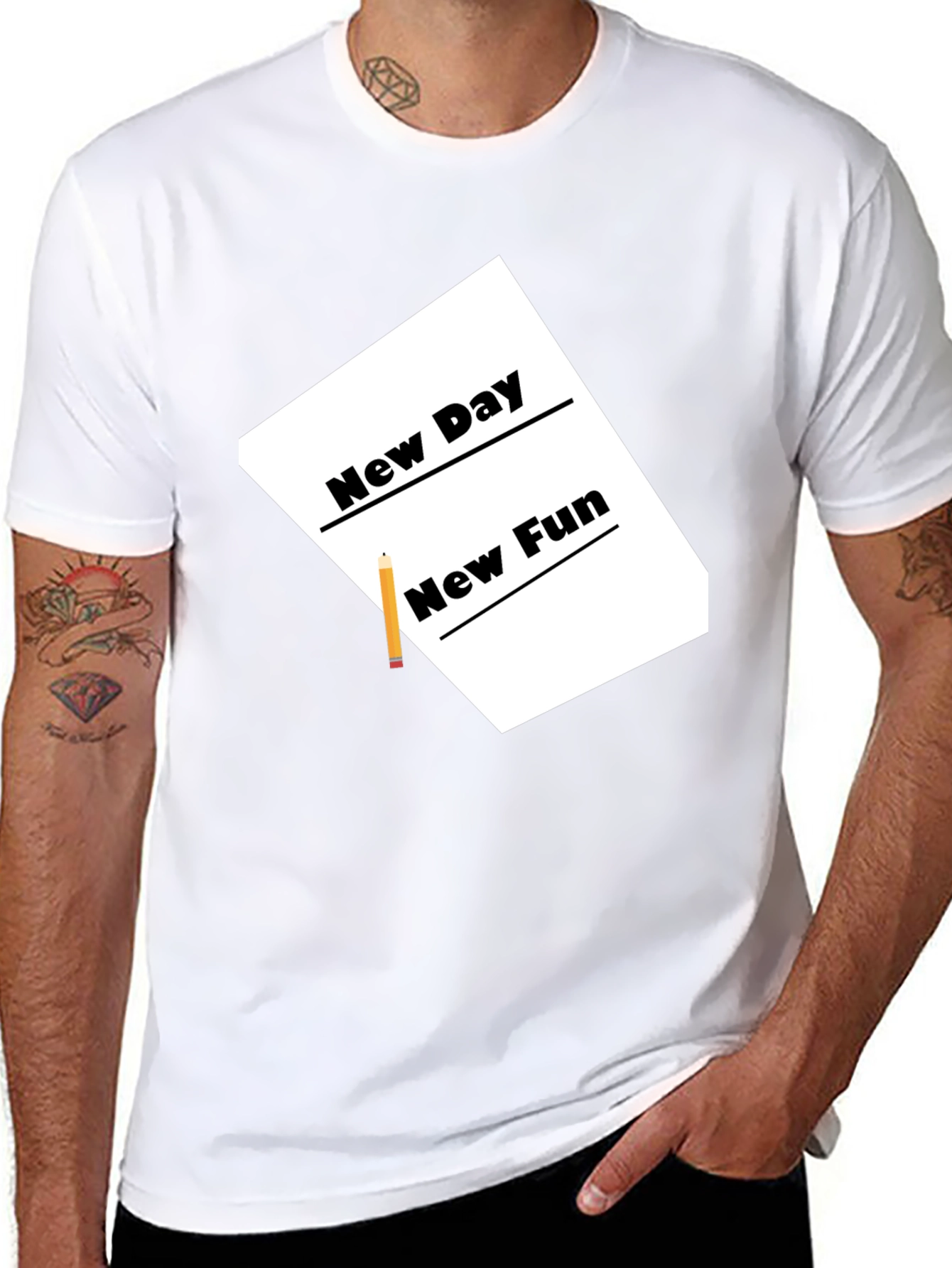 New Day New Fun Graphic T-Shirt