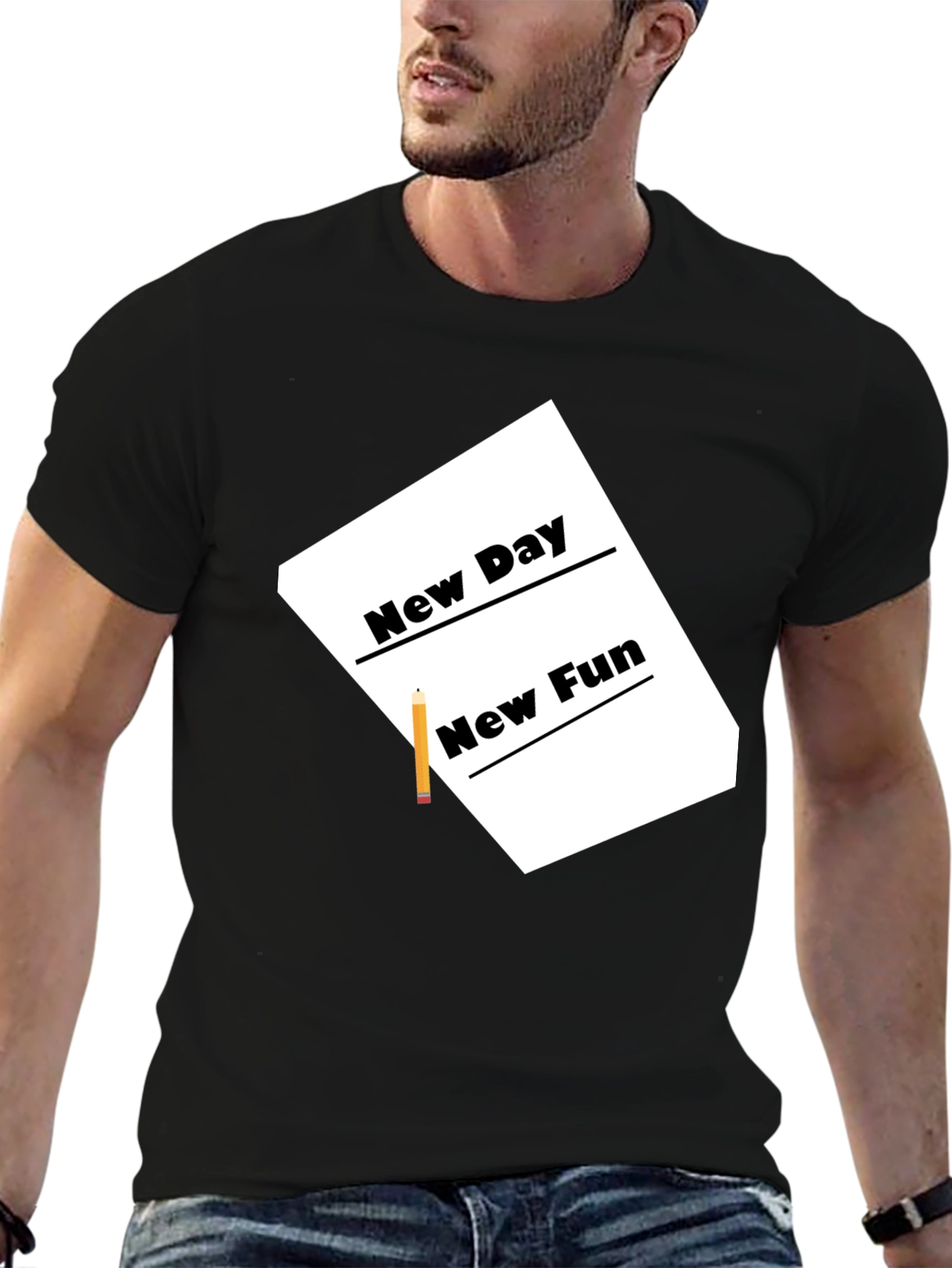 New Day New Fun Graphic T-Shirt