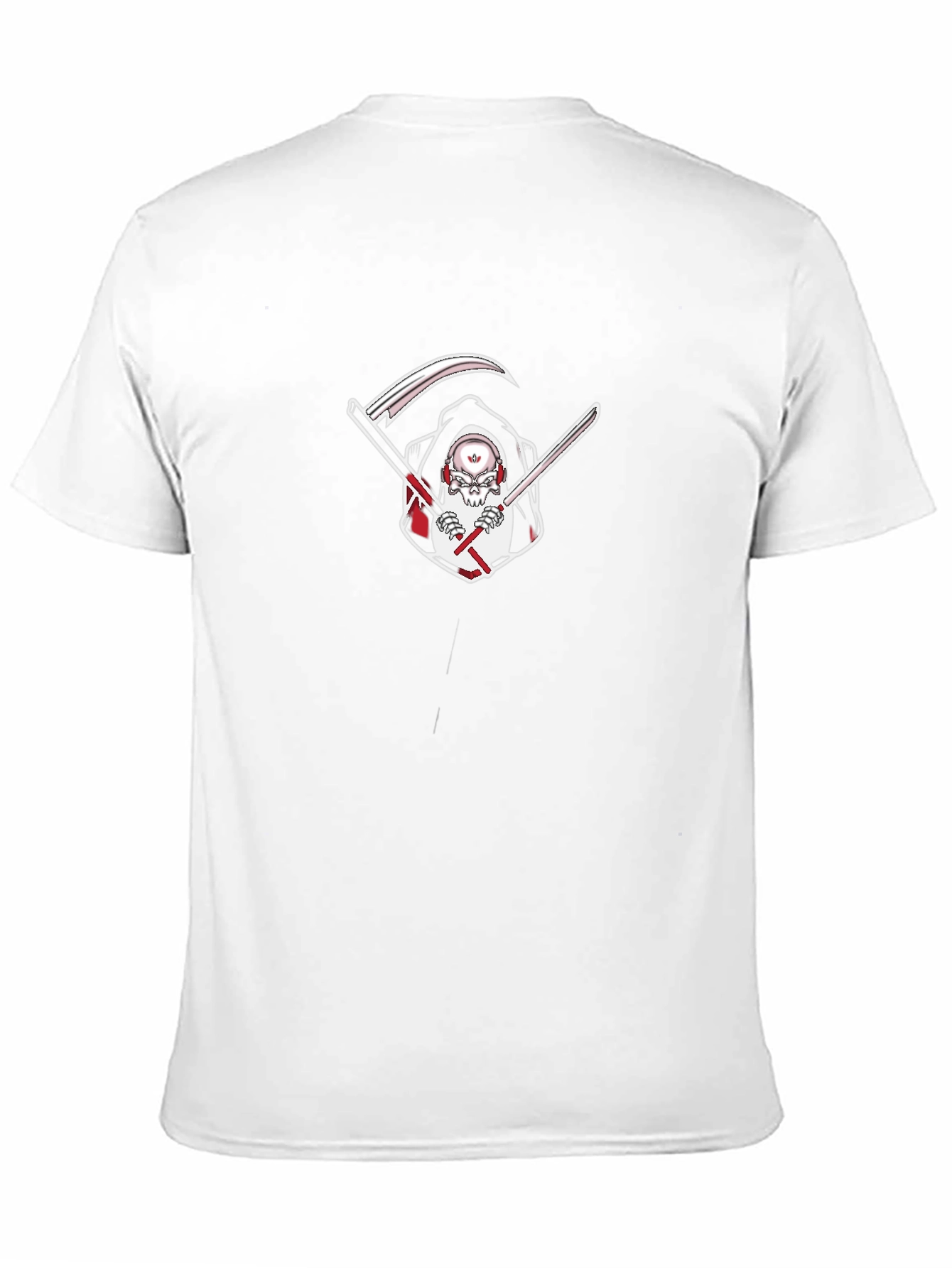 Reaper Graphic Tee - Edgy Skull Grim Reaper T-Shirt