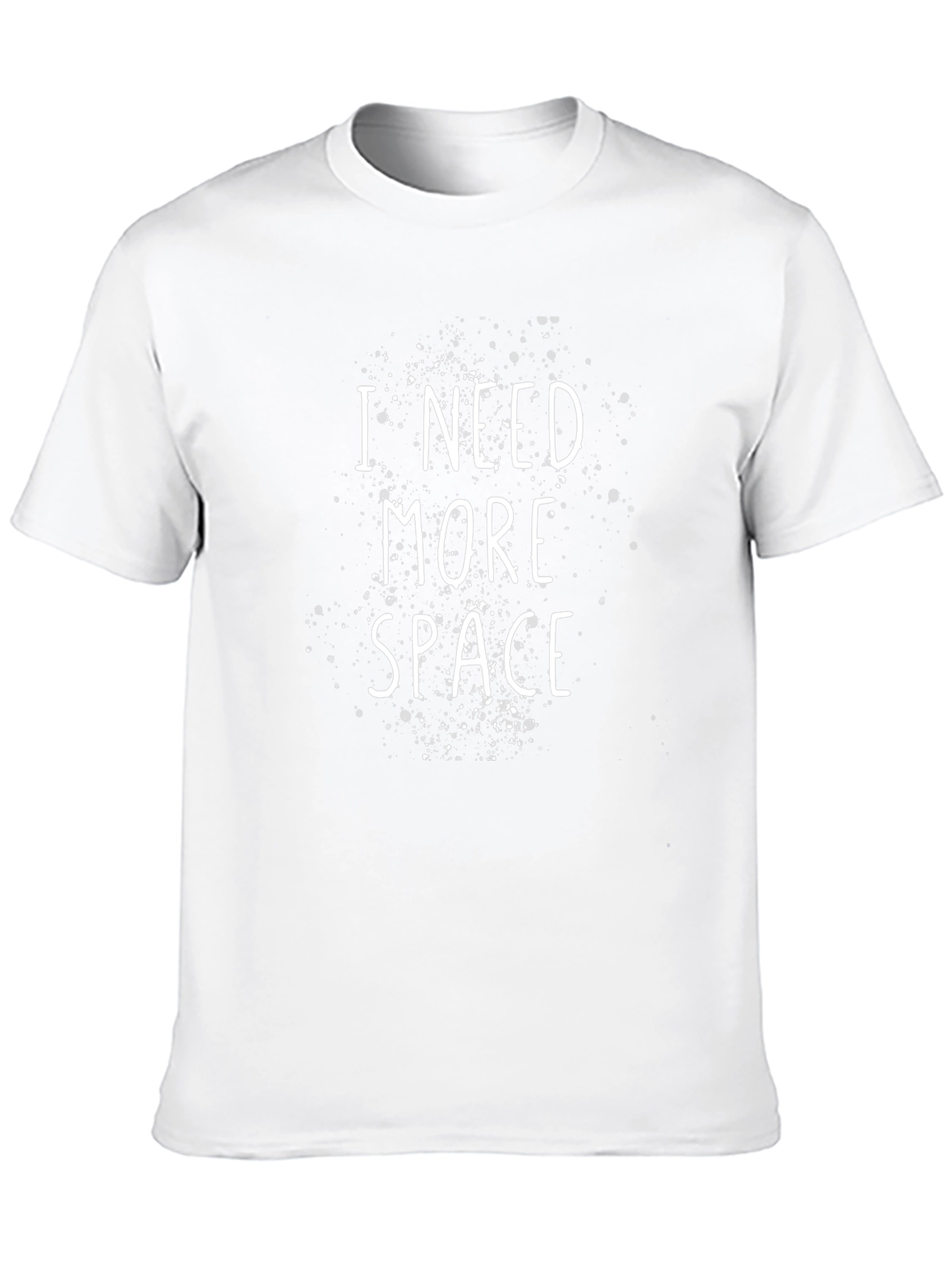 I Need More Space Graphic T-Shirt - Black