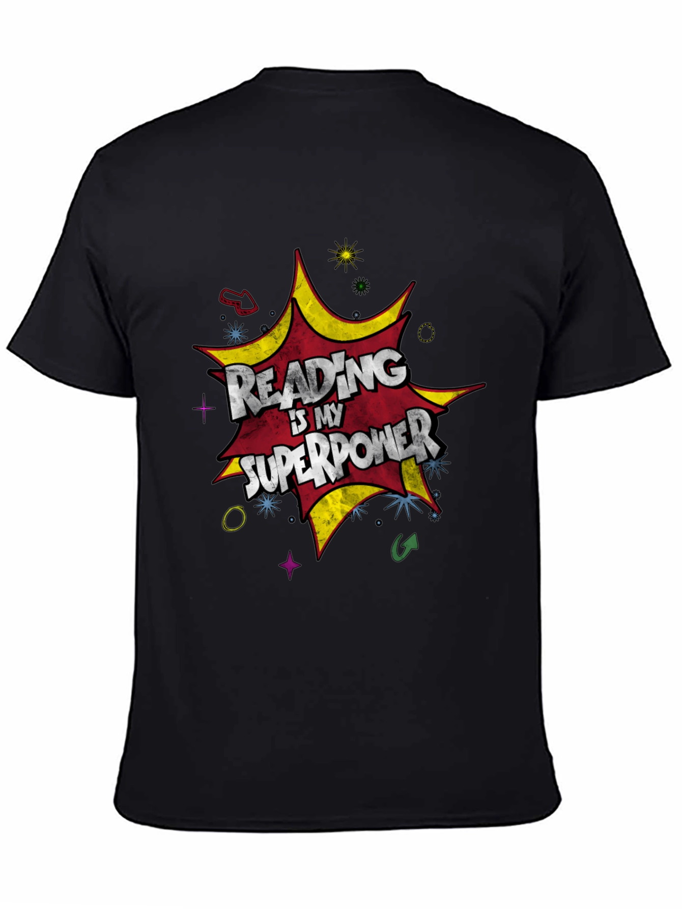 Reading is My Superpower Graphic T-Shirt