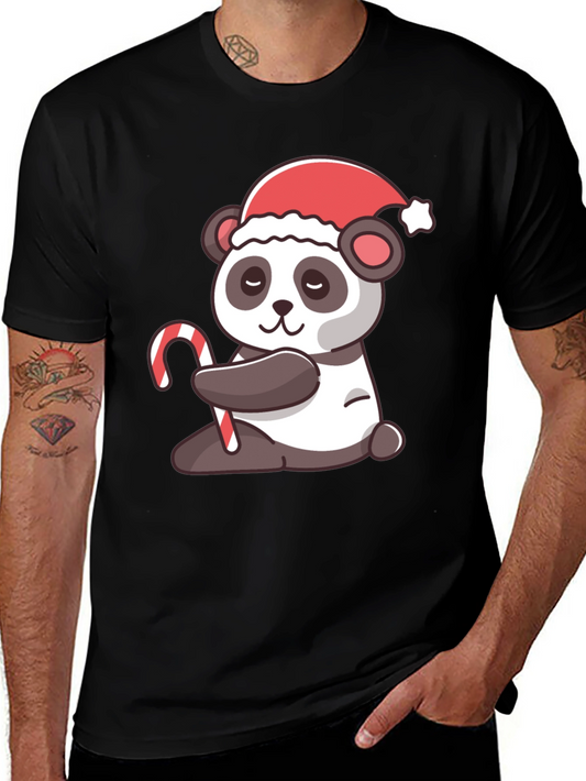 Festive Panda Christmas T-Shirt