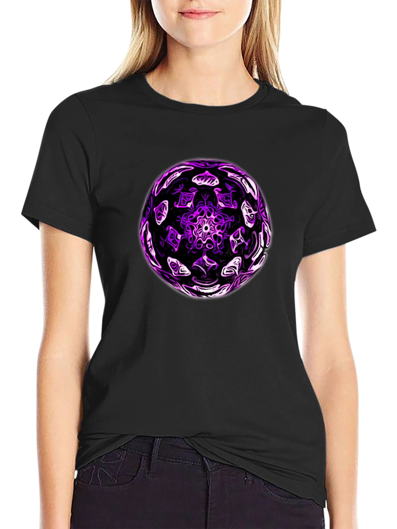 Abstract Orb Graphic T-Shirt