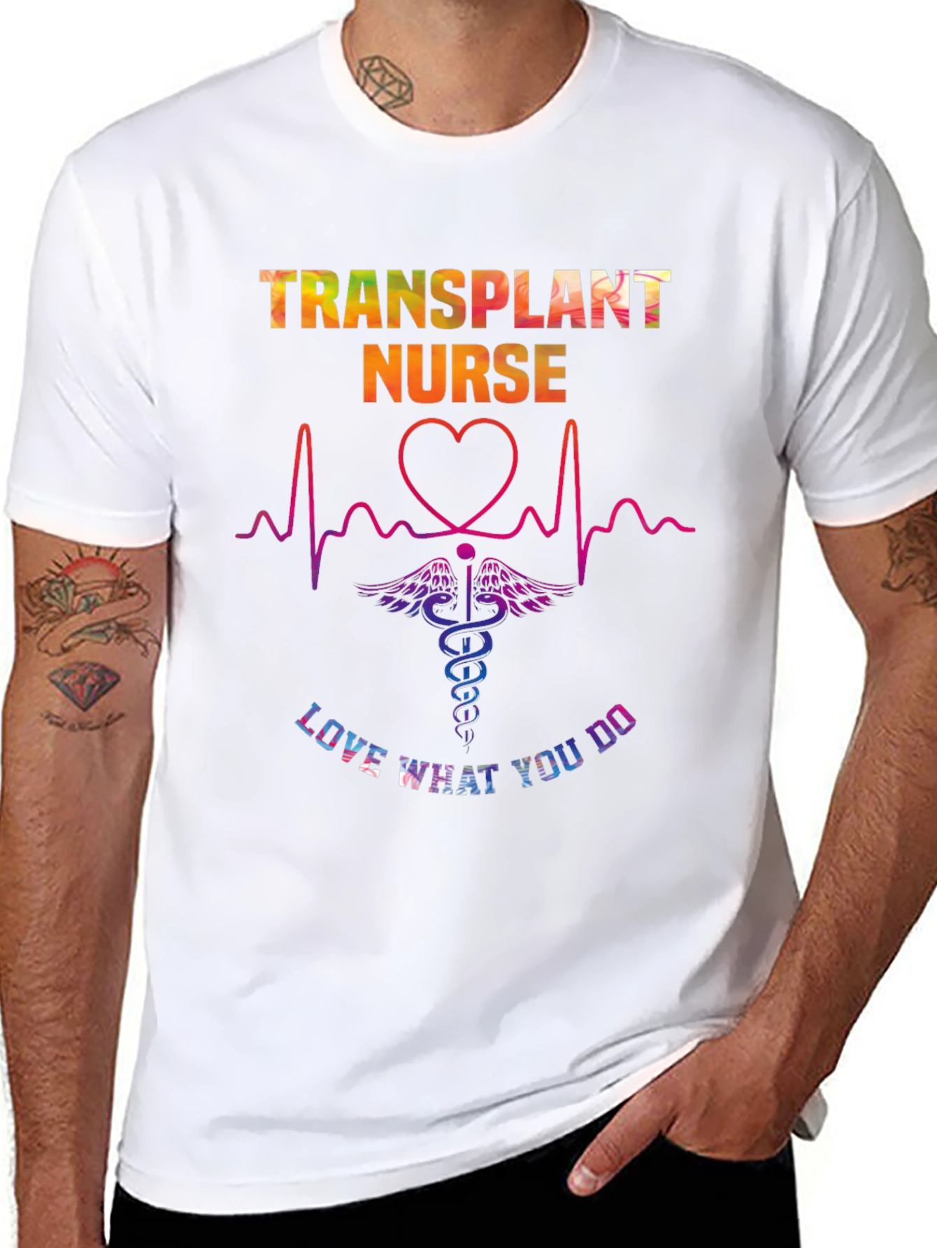 Transplant Nurse Graphic T-Shirt