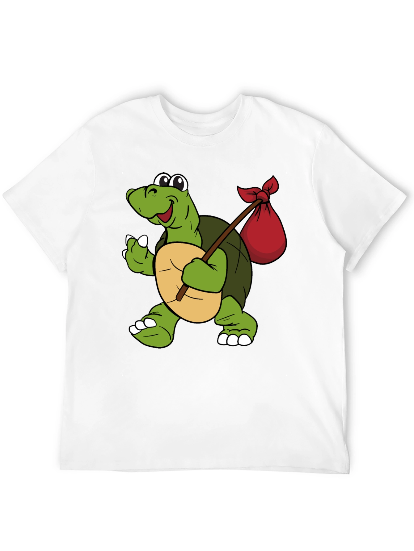 Turtle with Sack Black T-Shirt