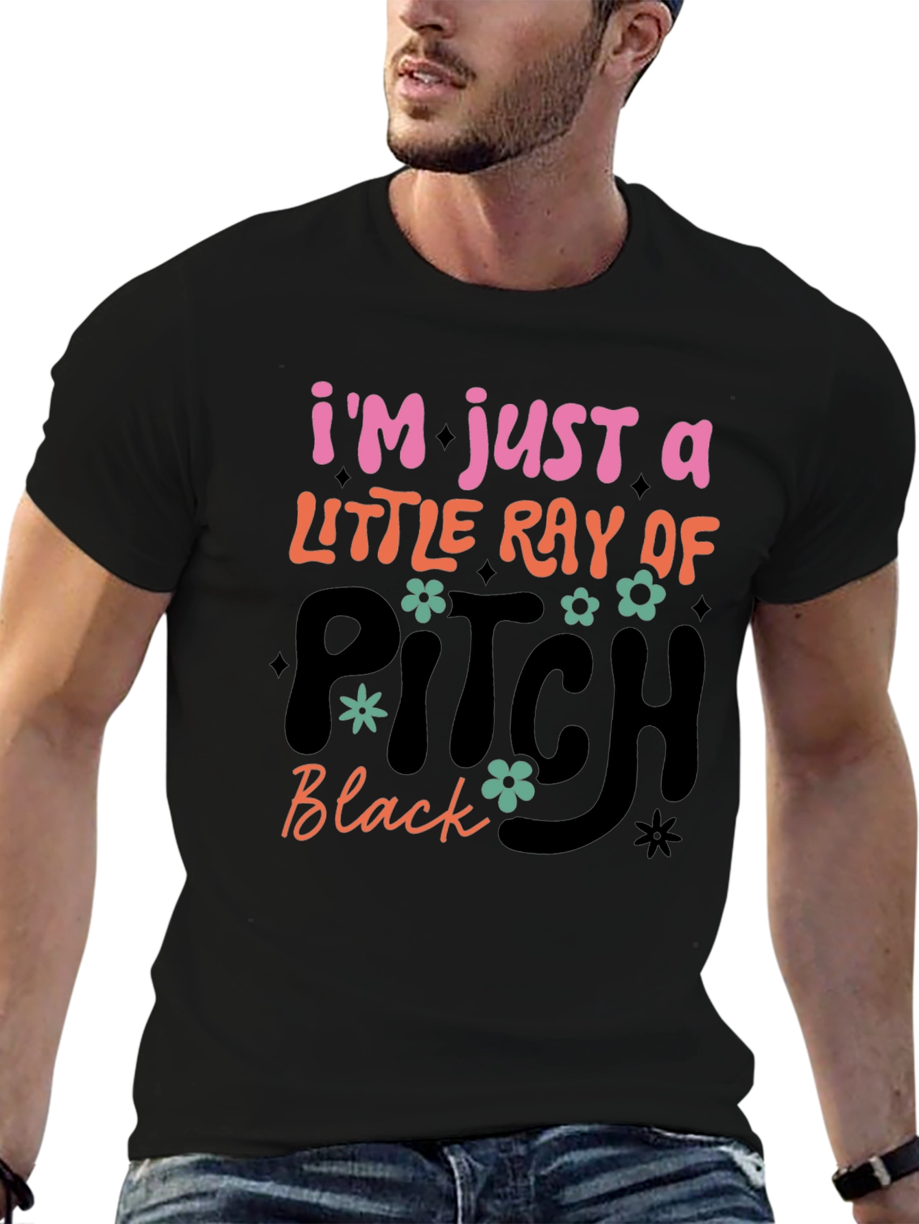 Ray of Pitch Black Graphic Tee