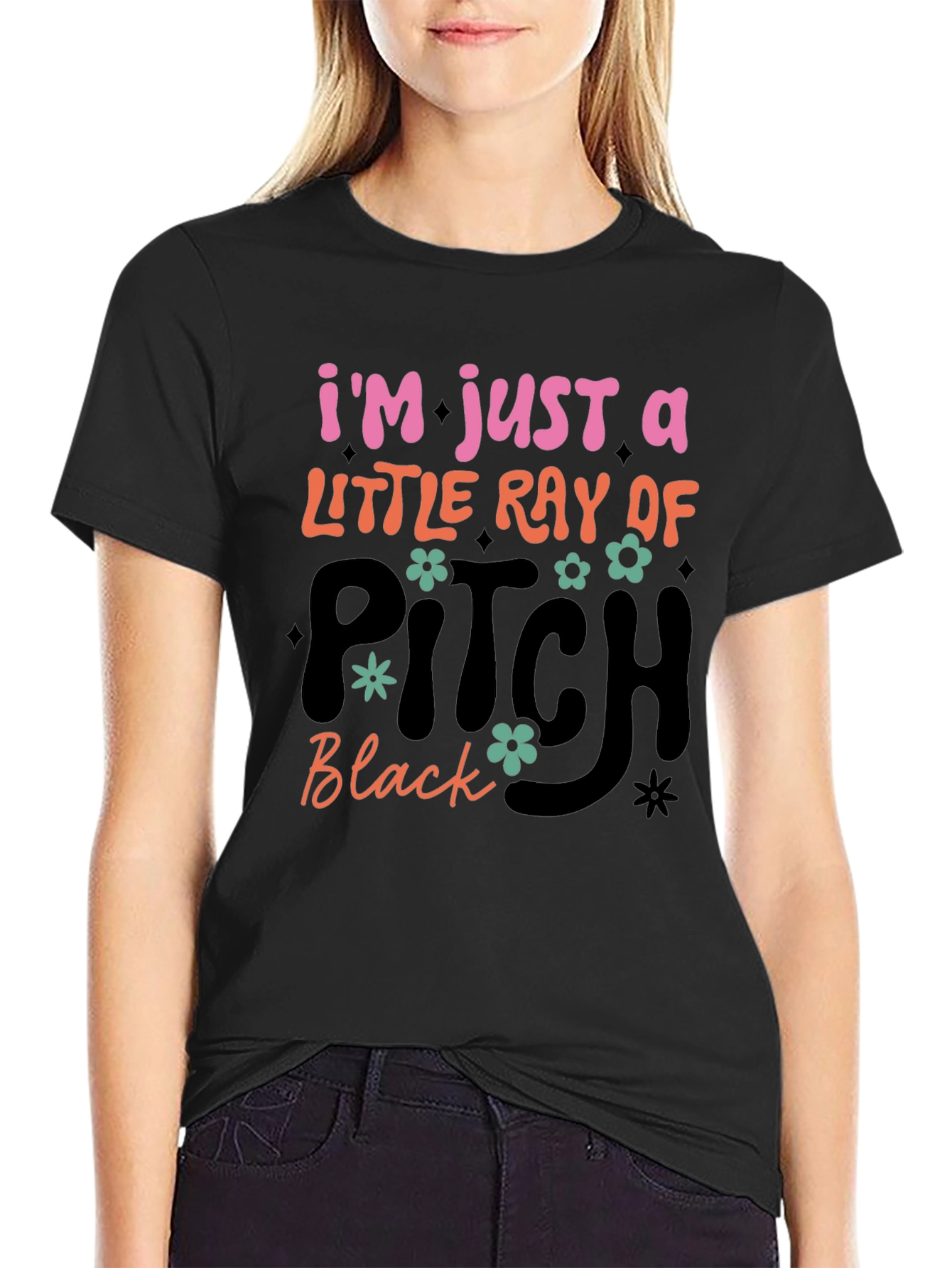 Ray of Pitch Black Graphic Tee
