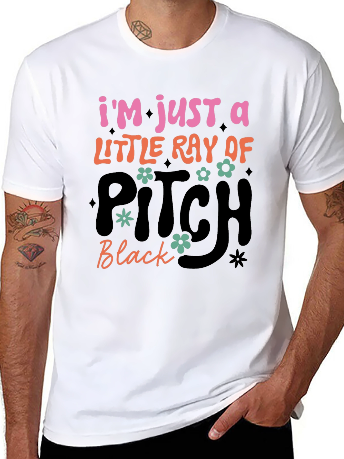 Ray of Pitch Black Graphic Tee