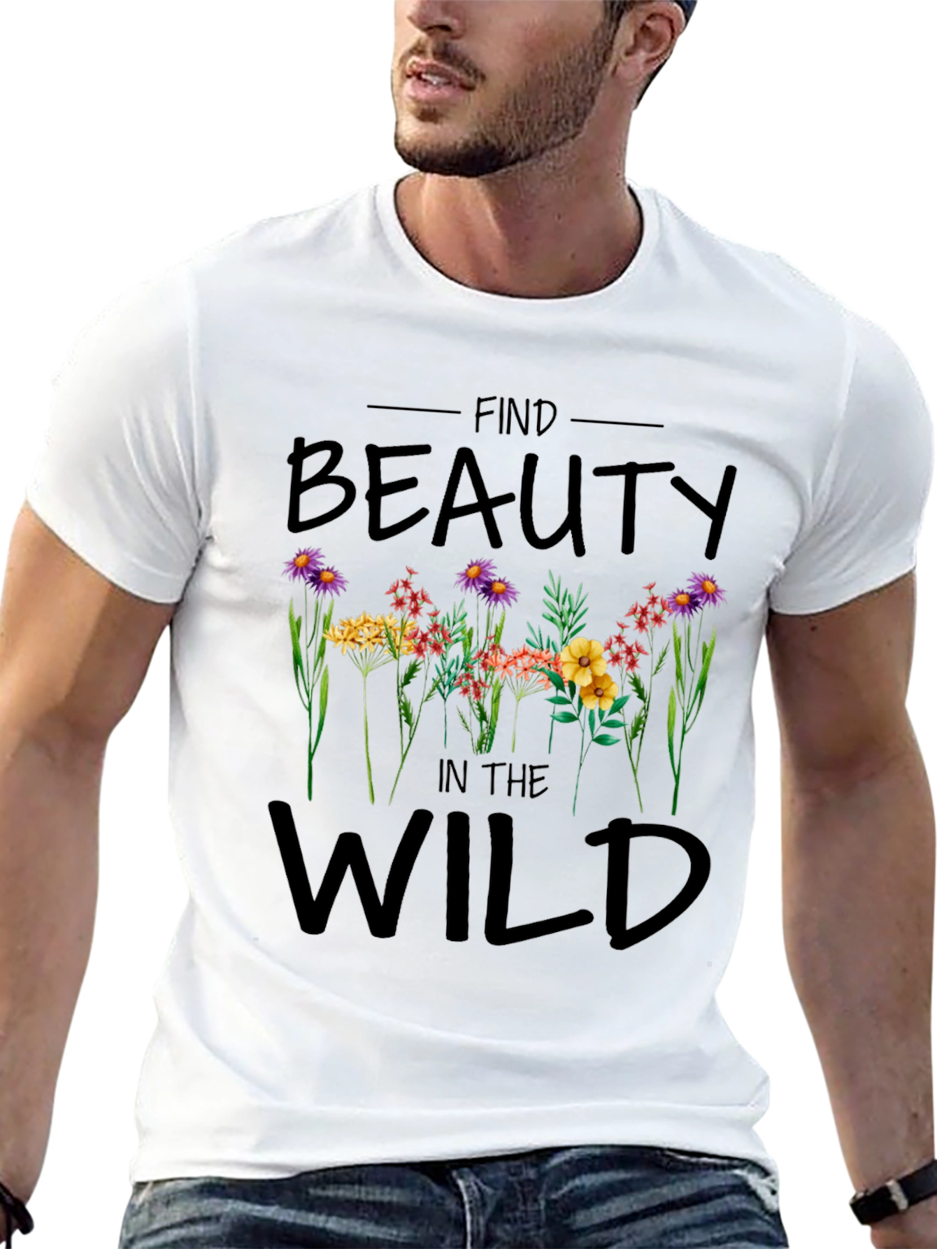 Find Beauty in the Wild Graphic T-Shirt