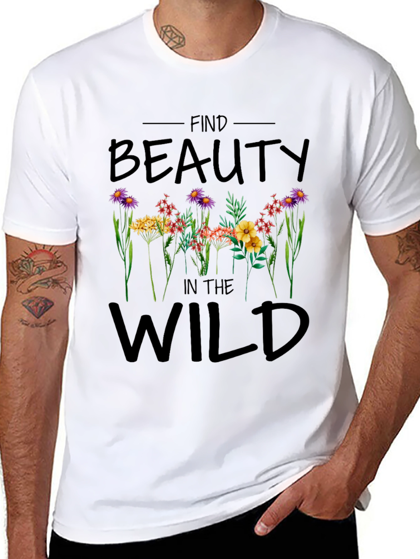 Find Beauty in the Wild Graphic T-Shirt