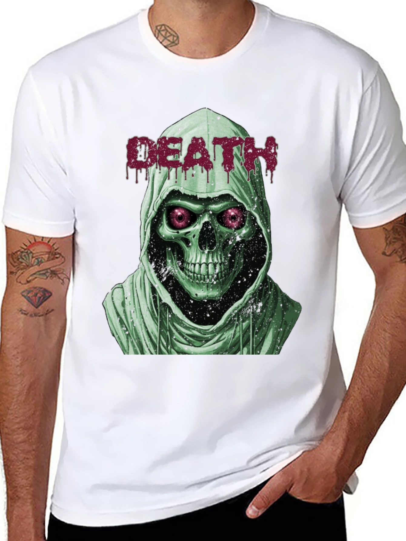 Grim Reaper T-Shirt: Death Skeleton Graphic Tee