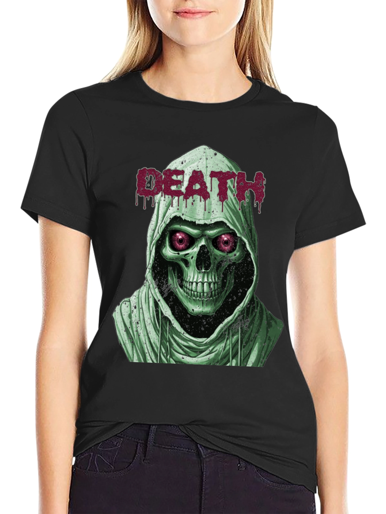 Grim Reaper T-Shirt: Death Skeleton Graphic Tee