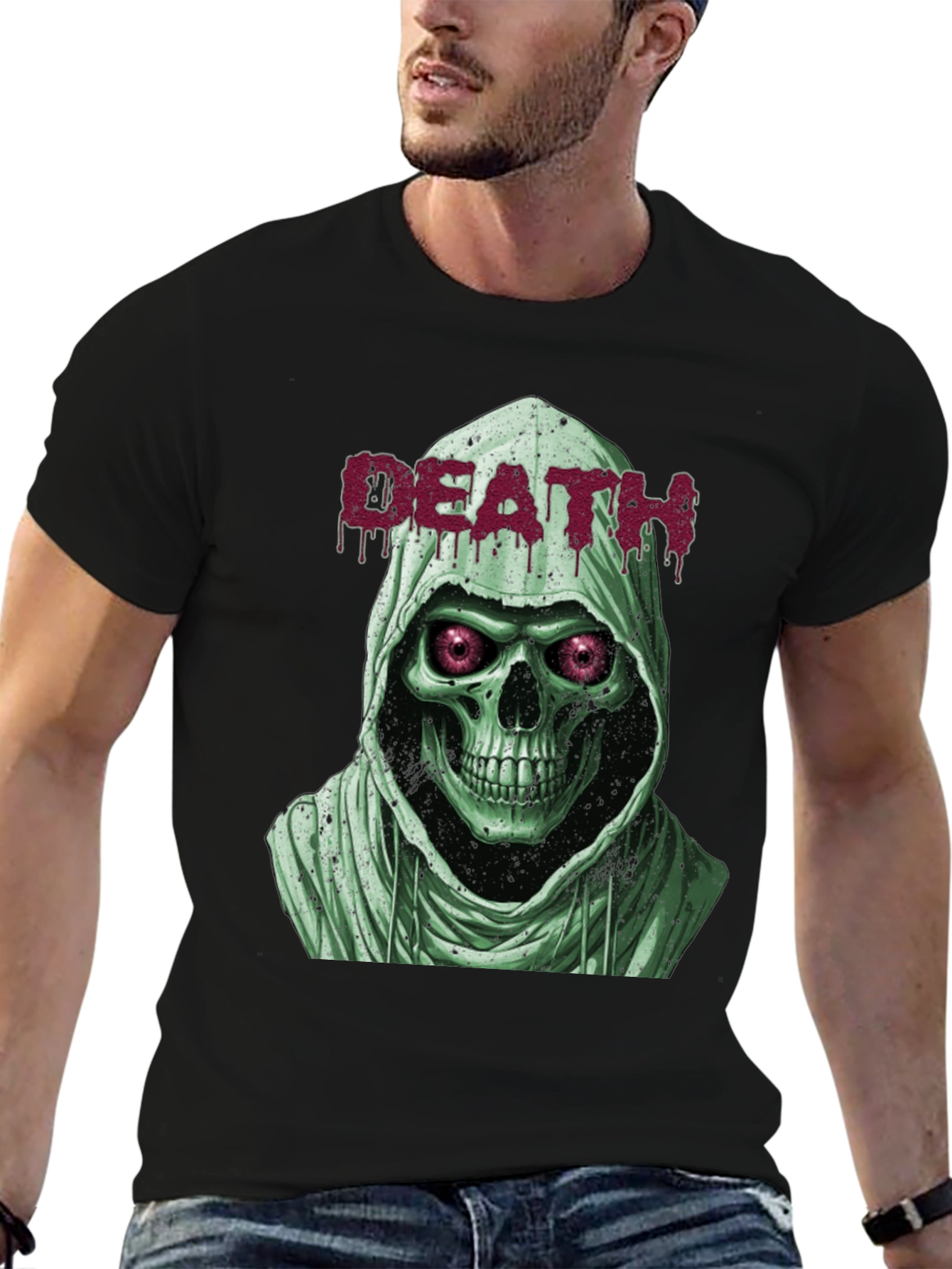 Grim Reaper T-Shirt: Death Skeleton Graphic Tee