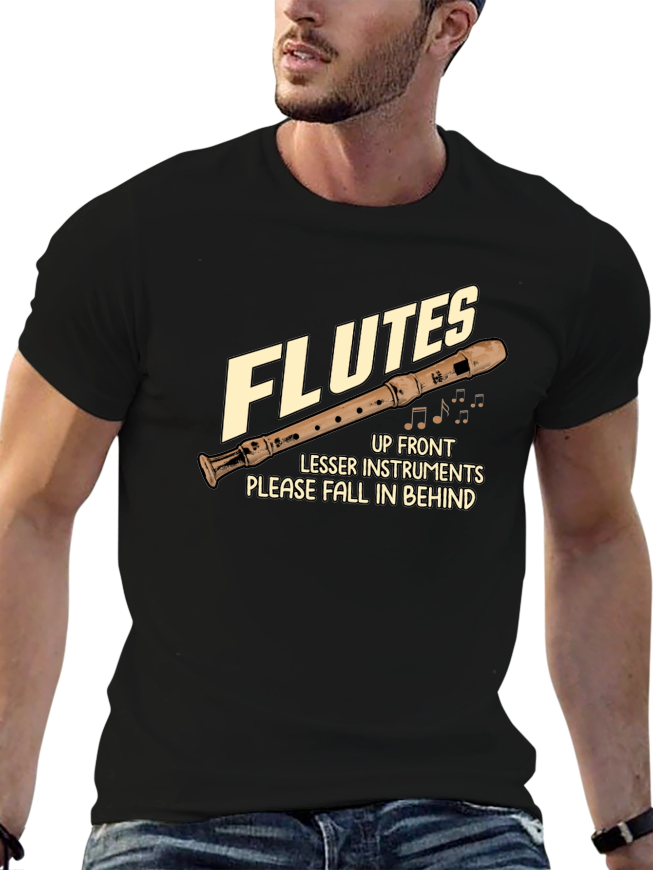 Flute T-Shirt - Funny Musician Tee