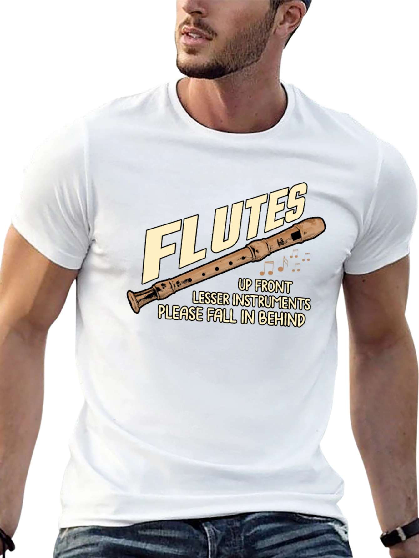 Flute T-Shirt - Funny Musician Tee