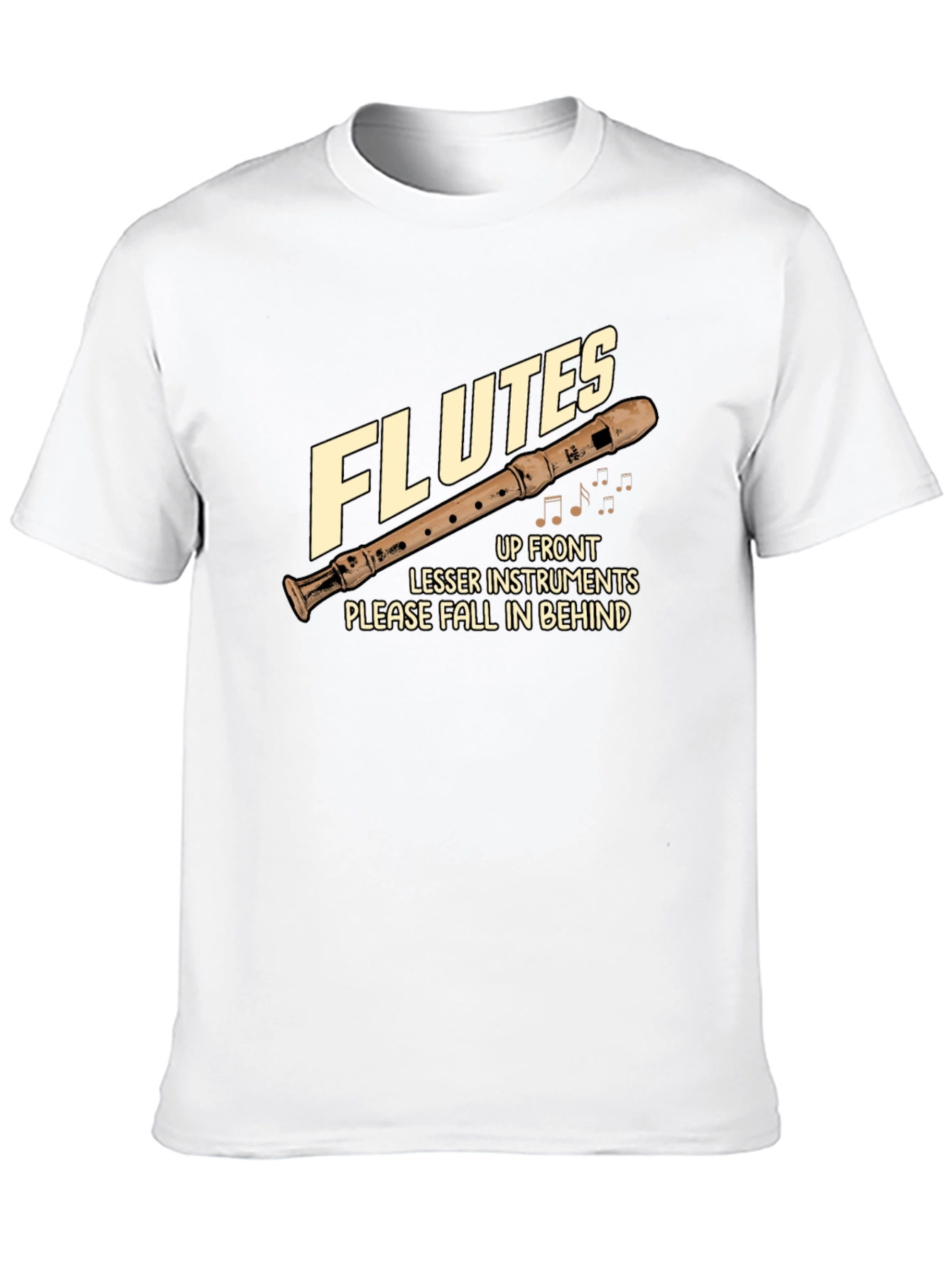 Flute T-Shirt - Funny Musician Tee
