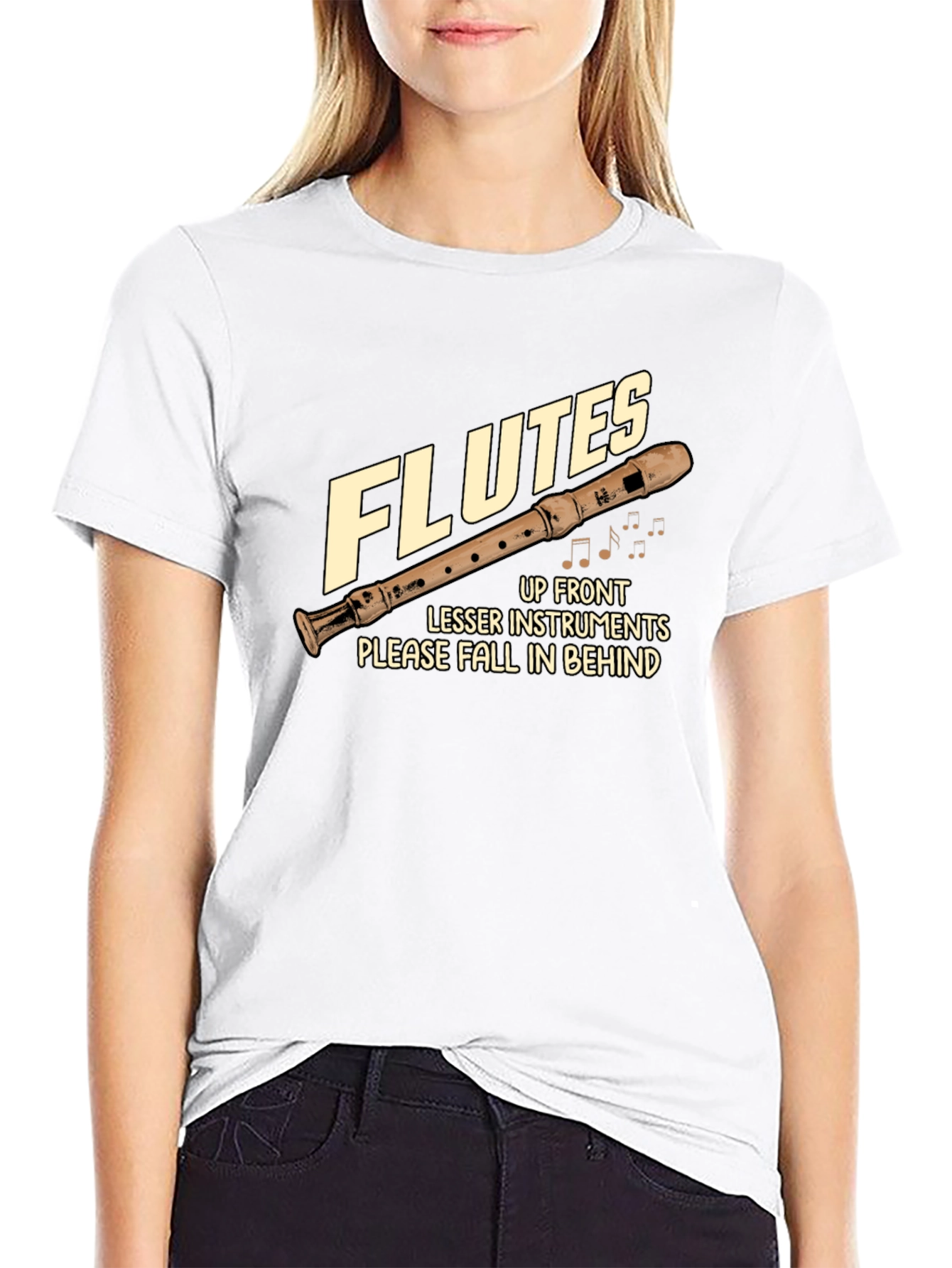 Flute T-Shirt - Funny Musician Tee