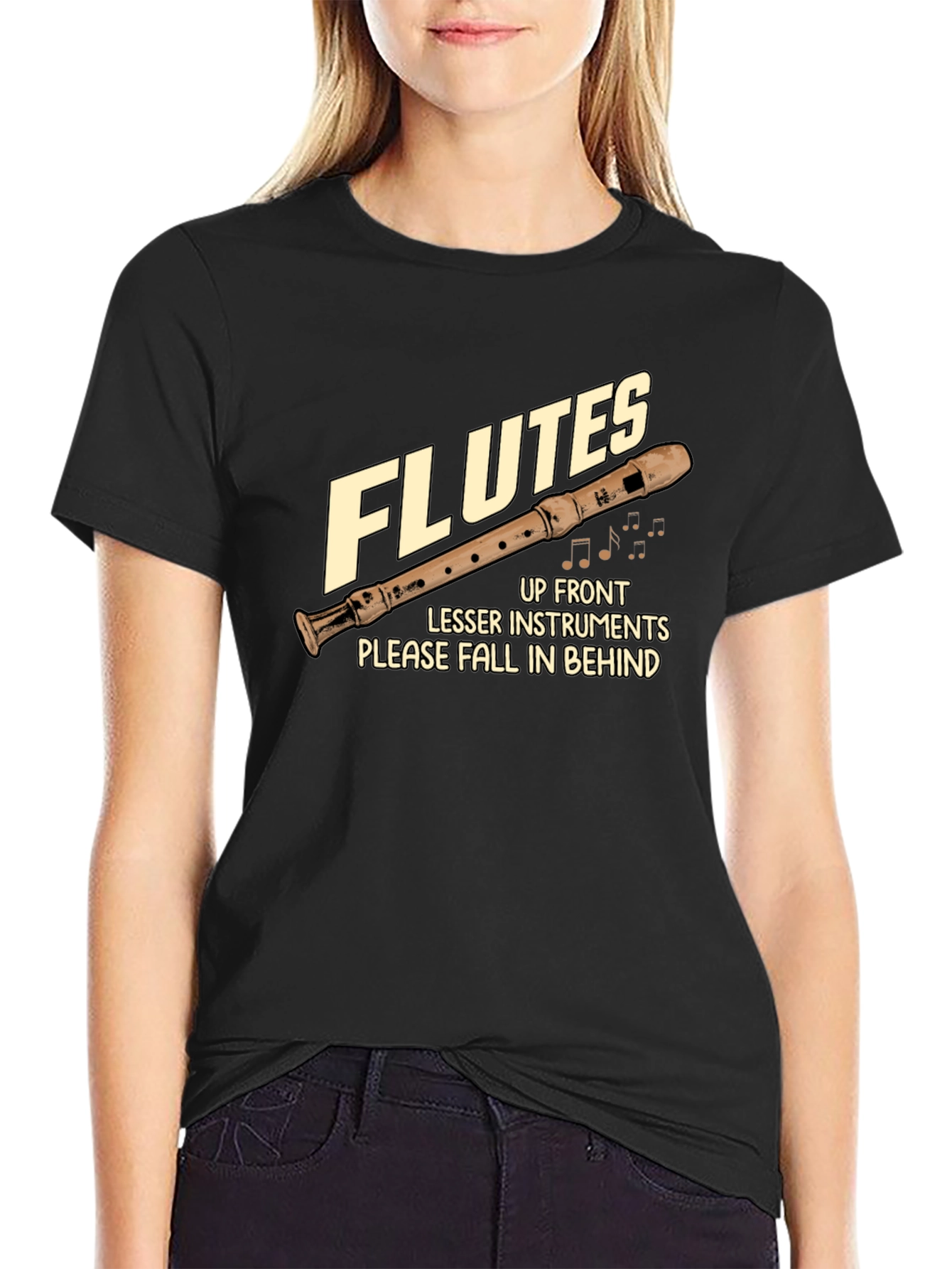 Flute T-Shirt - Funny Musician Tee