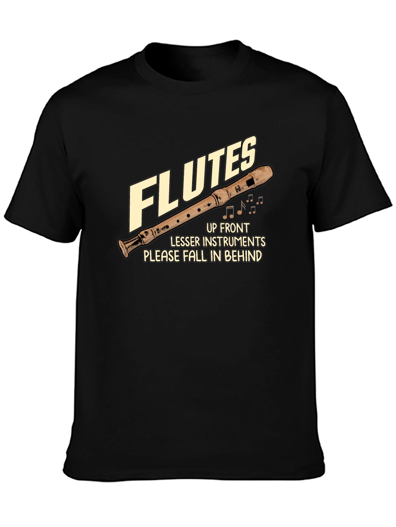 Flute T-Shirt - Funny Musician Tee