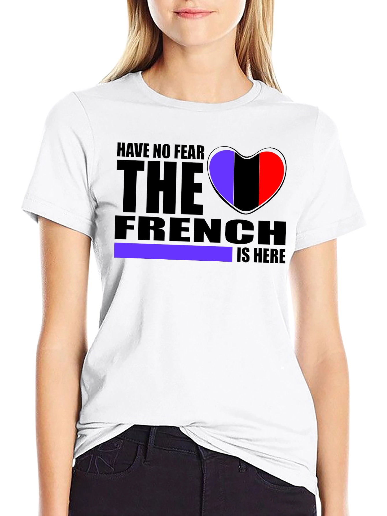 Have No Fear The French Heart Graphic T-Shirt